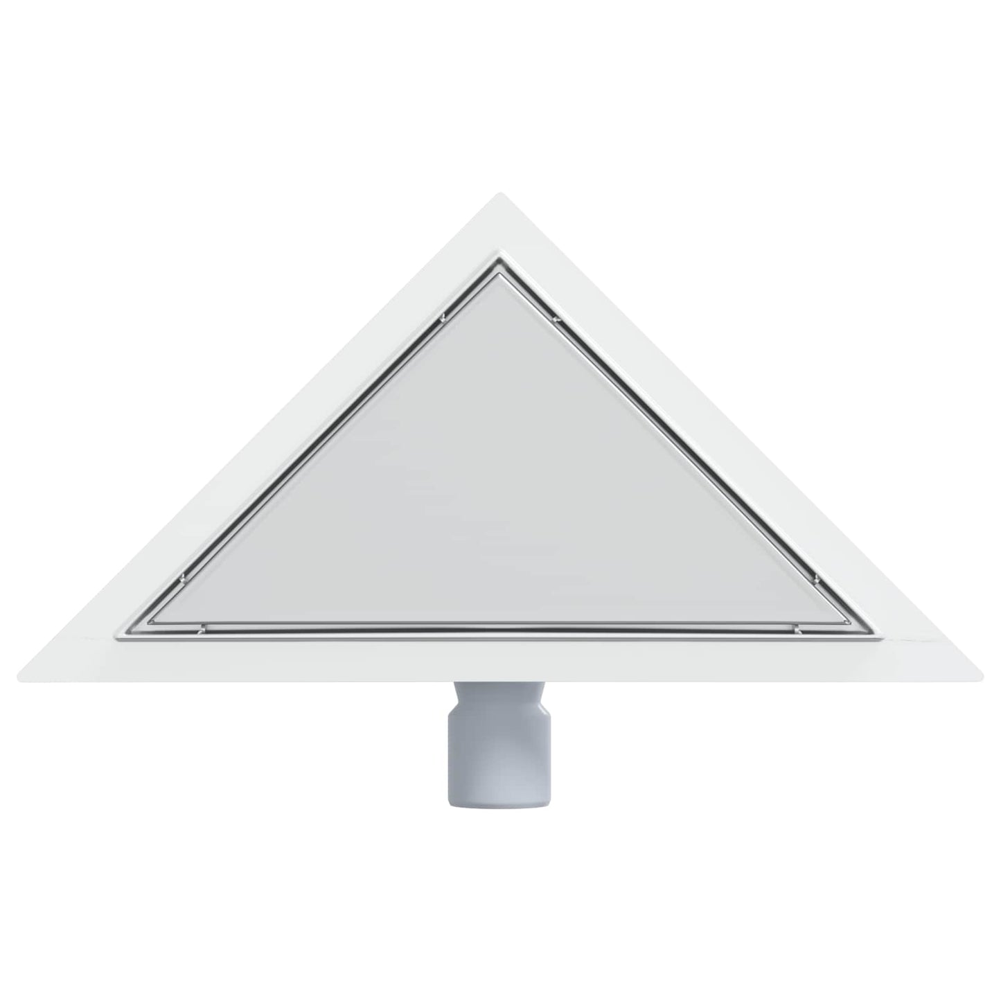 2 in 1 Driehoek Doucheafvoer Zilver 32 x 32 x 7,5 cm is nu te koop bij PeponiXL, paradijselijk wonen!