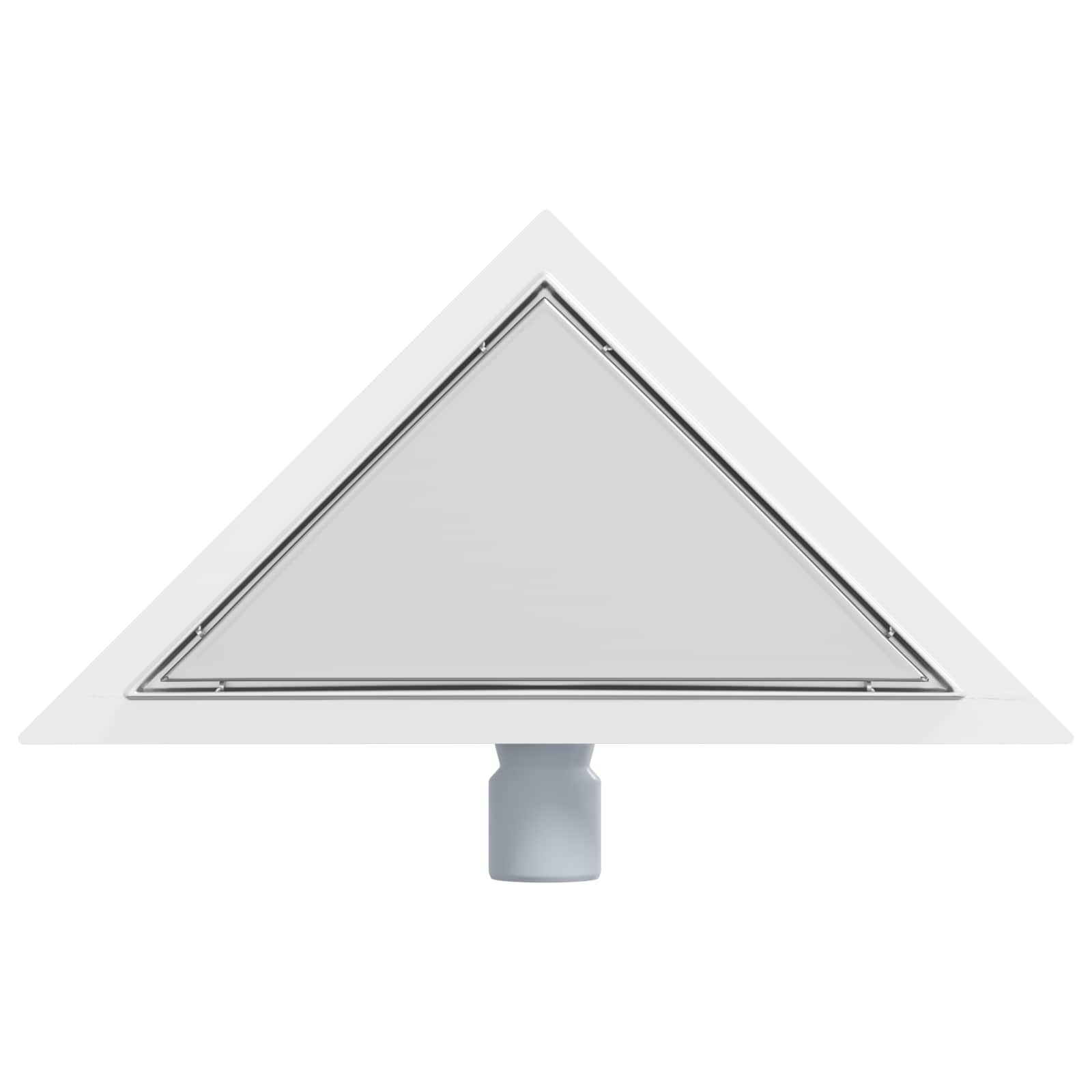 2 in 1 Driehoek Doucheafvoer Zilver 32 x 32 x 7,5 cm is nu te koop bij PeponiXL, paradijselijk wonen!