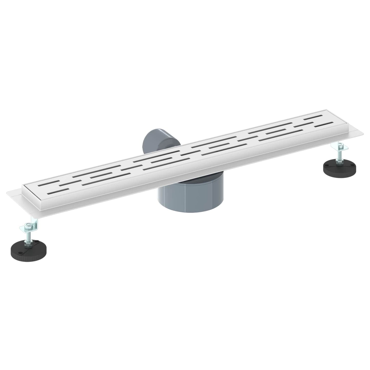Doucheafvoer Glasdeksel met 360° Sifon Zilver 60 cm is nu te koop bij PeponiXL, paradijselijk wonen!