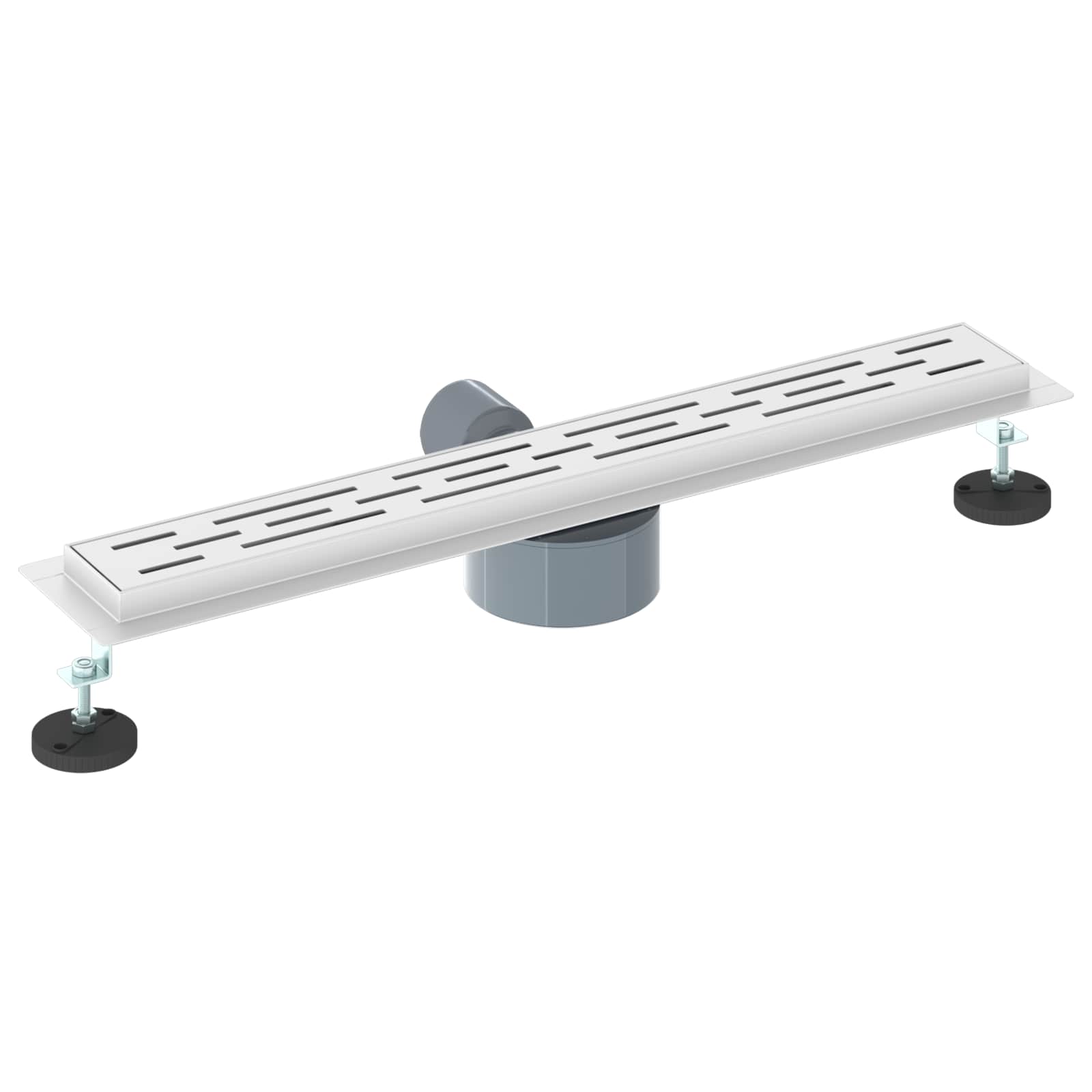 Doucheafvoer Glasdeksel met 360° Sifon Zilver 60 cm is nu te koop bij PeponiXL, paradijselijk wonen!