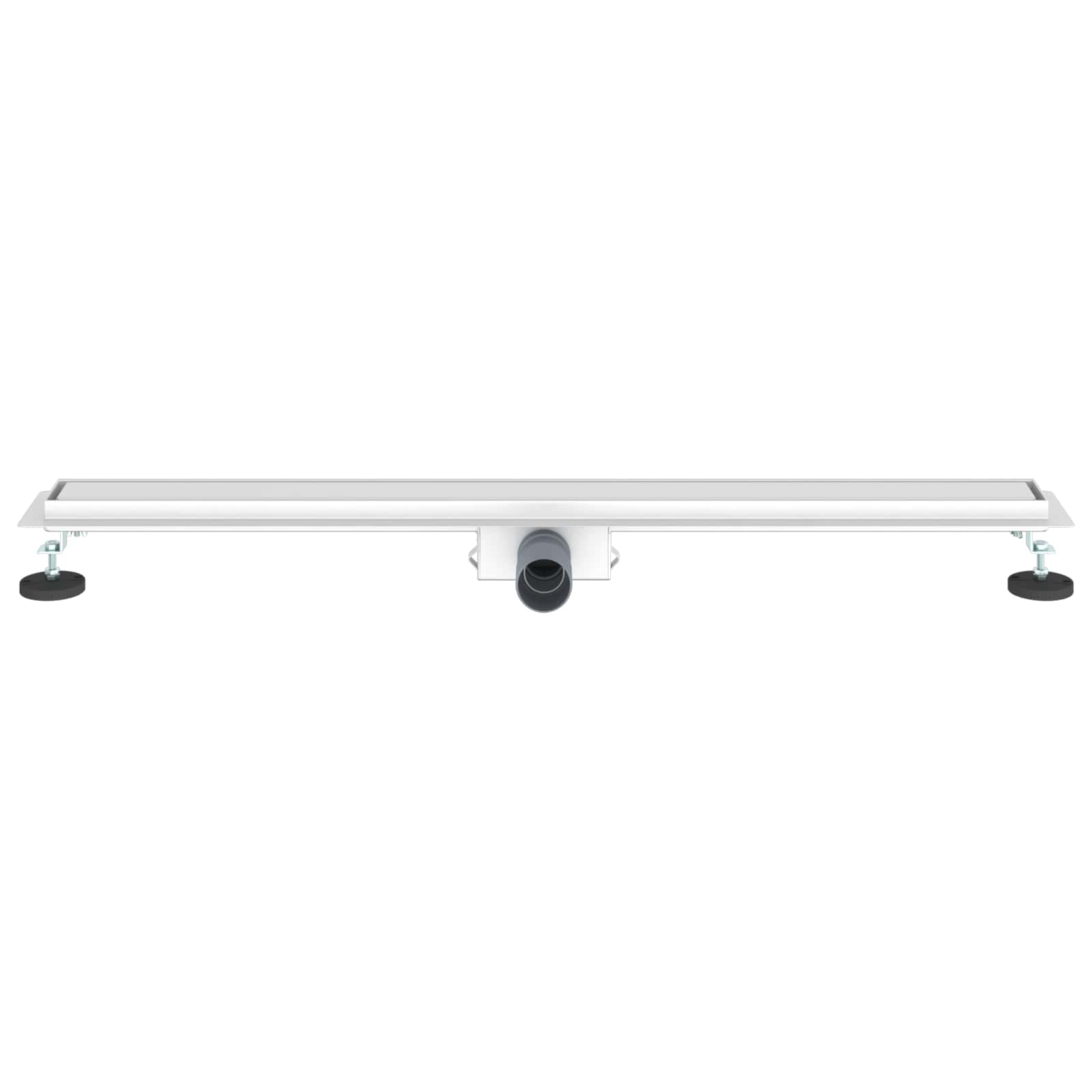 2 in 1 Doucheafvoer Zilver 100 cm Roestvrij staal 304 is nu te koop bij PeponiXL, paradijselijk wonen!