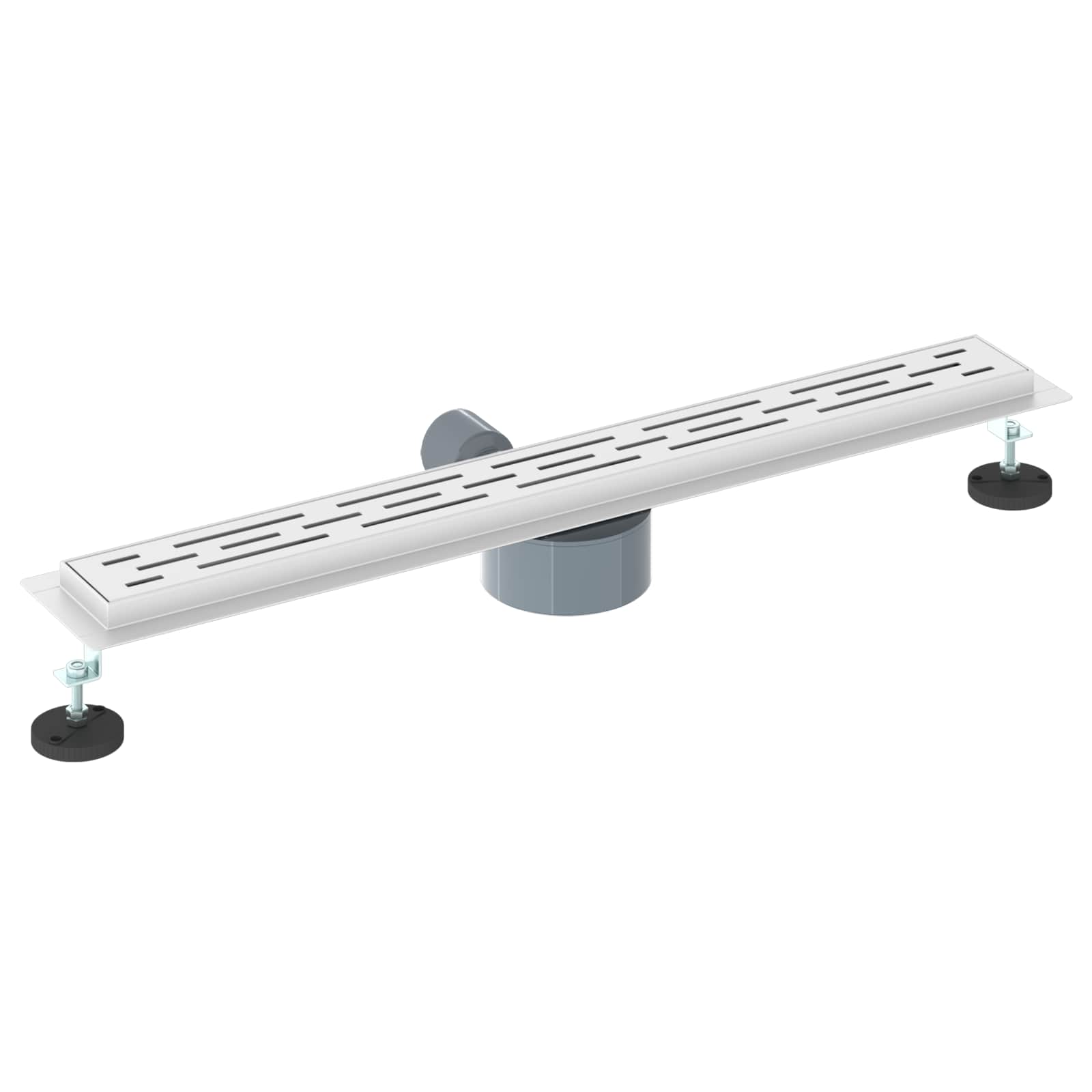 Doucheafvoer Glasdeksel met 360° Sifon Zilver 70 cm is nu te koop bij PeponiXL, paradijselijk wonen!