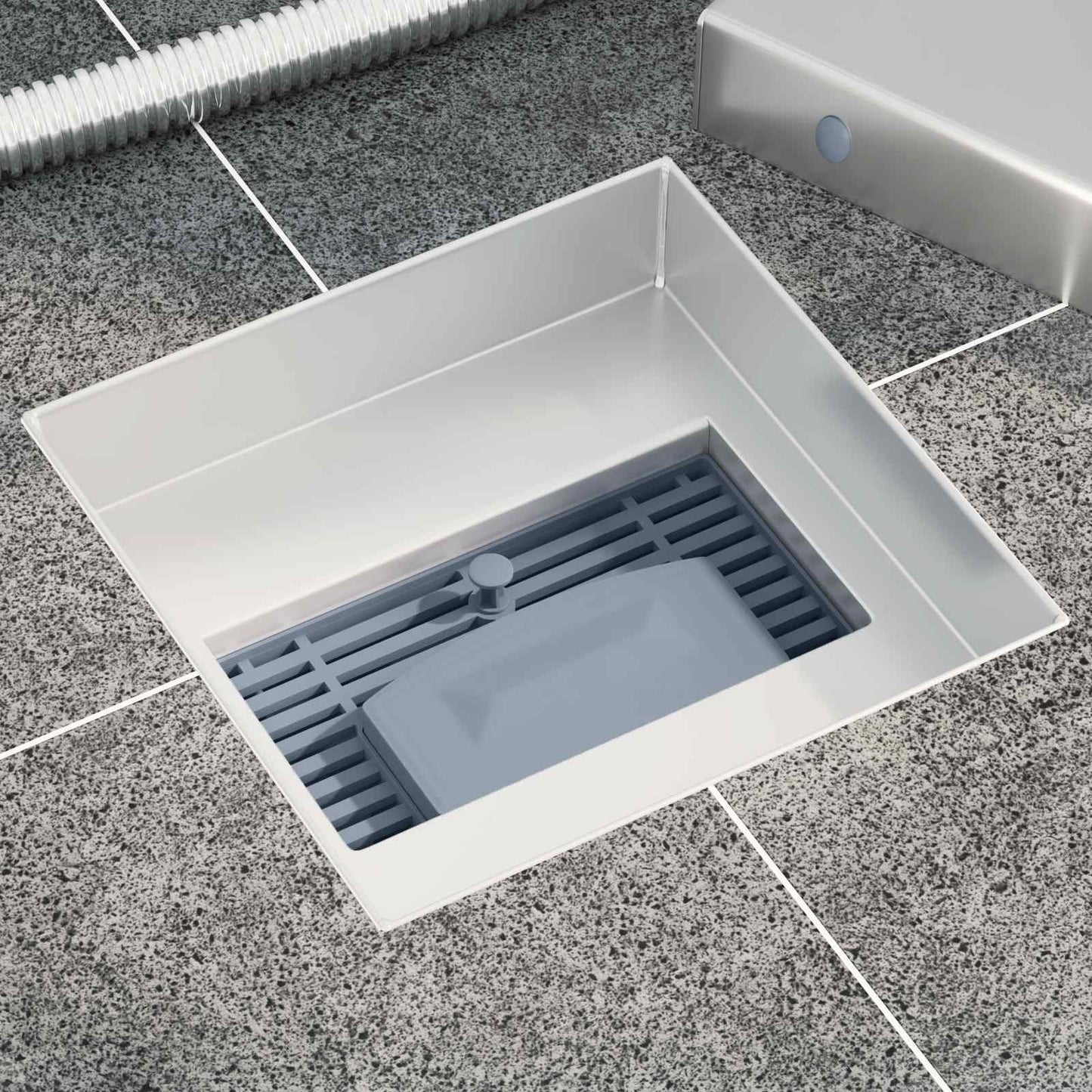 2 in 1 Doucheafvoer Zilver 15 x 15 cm Roestvrij staal 304 is nu te koop bij PeponiXL, paradijselijk wonen!