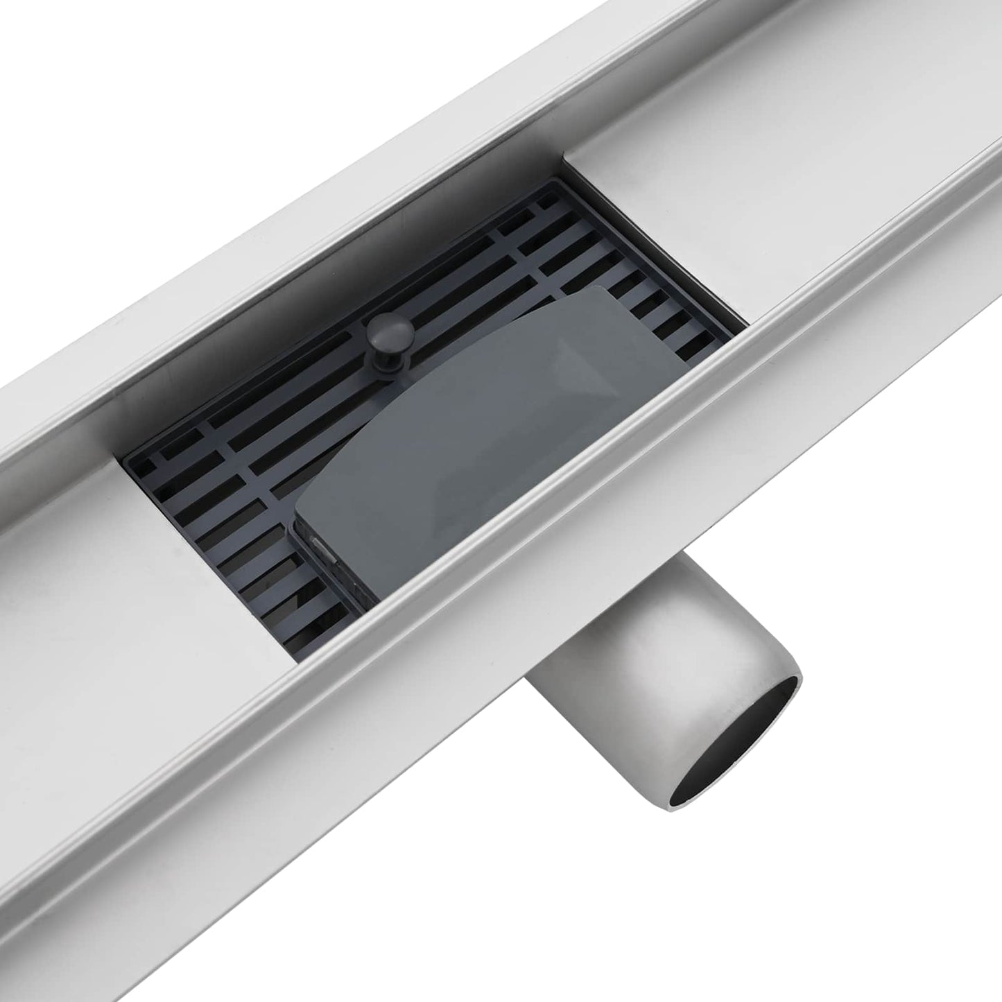 Doucheafvoer met Lijndesign Zilver 60 cm Roestvrij staal 304 is nu te koop bij PeponiXL, paradijselijk wonen!