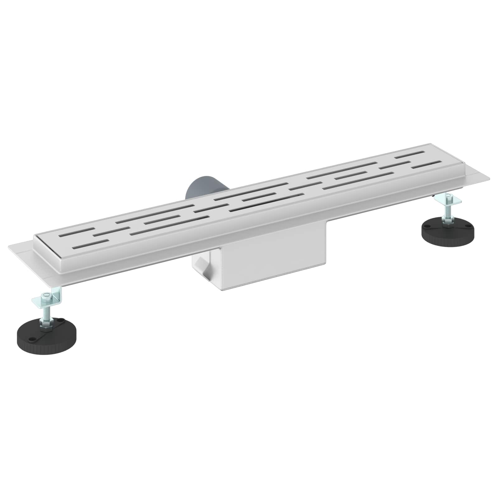 Doucheafvoer met Lijndesign Zilver 50 cm Roestvrij staal 304 is nu te koop bij PeponiXL, paradijselijk wonen!