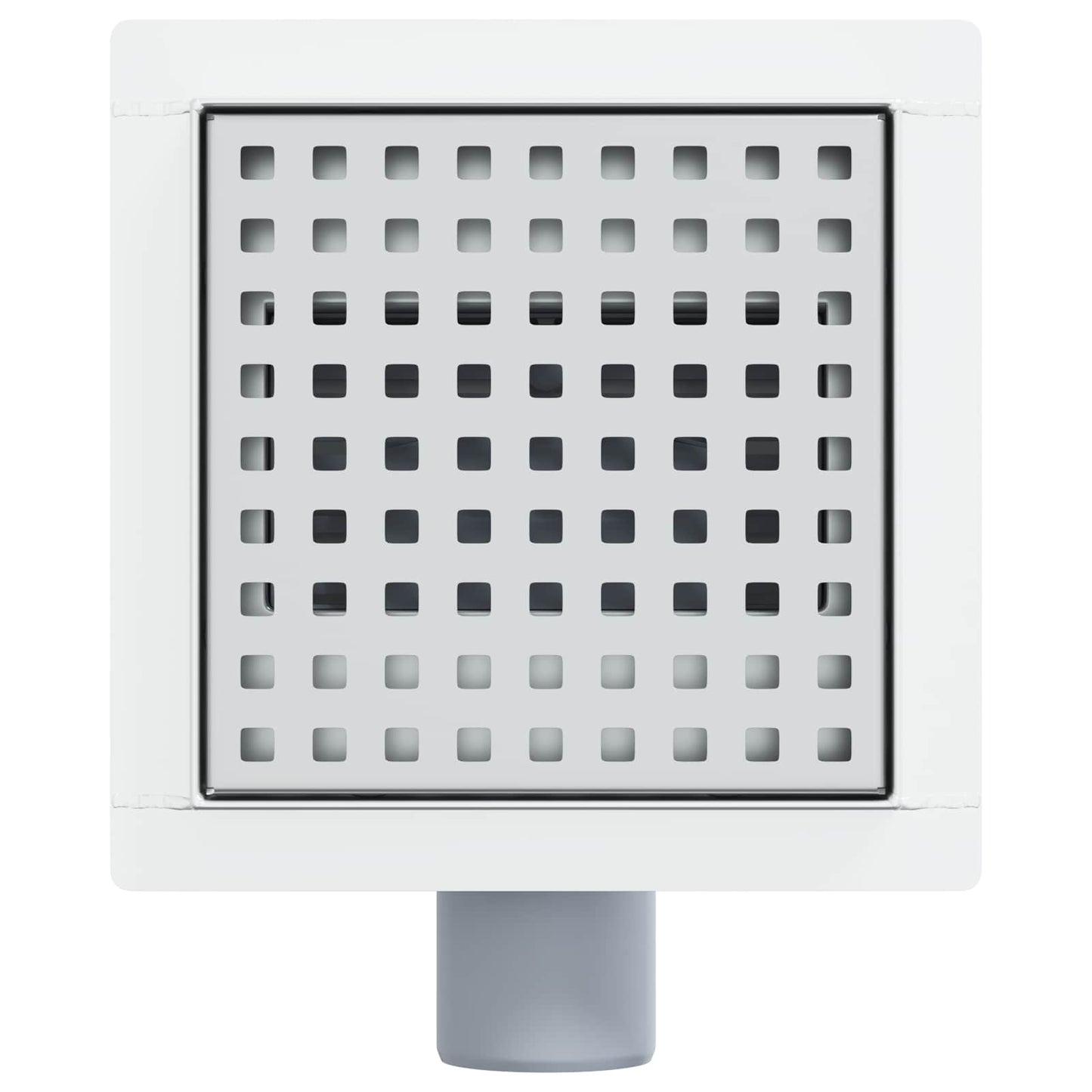 Dot doucheafvoer Zilver 15 x 15 cm Roestvrij staal 304 is nu te koop bij PeponiXL, paradijselijk wonen!