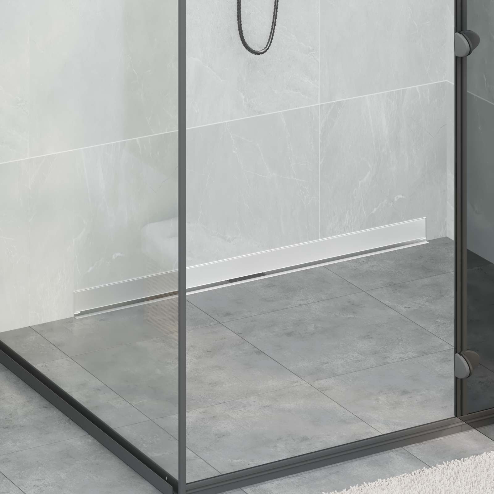 Wandgemonteerde Douche Afvoer Zilver 100 cm Roestvrij staal 304 is nu te koop bij PeponiXL, paradijselijk wonen!