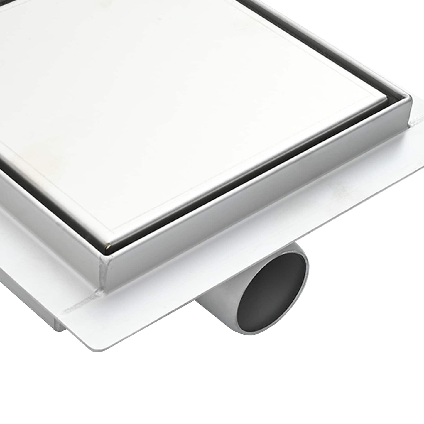 2 in 1 Doucheafvoer Zilver 20 x 20 cm Roestvrij staal 304 is nu te koop bij PeponiXL, paradijselijk wonen!