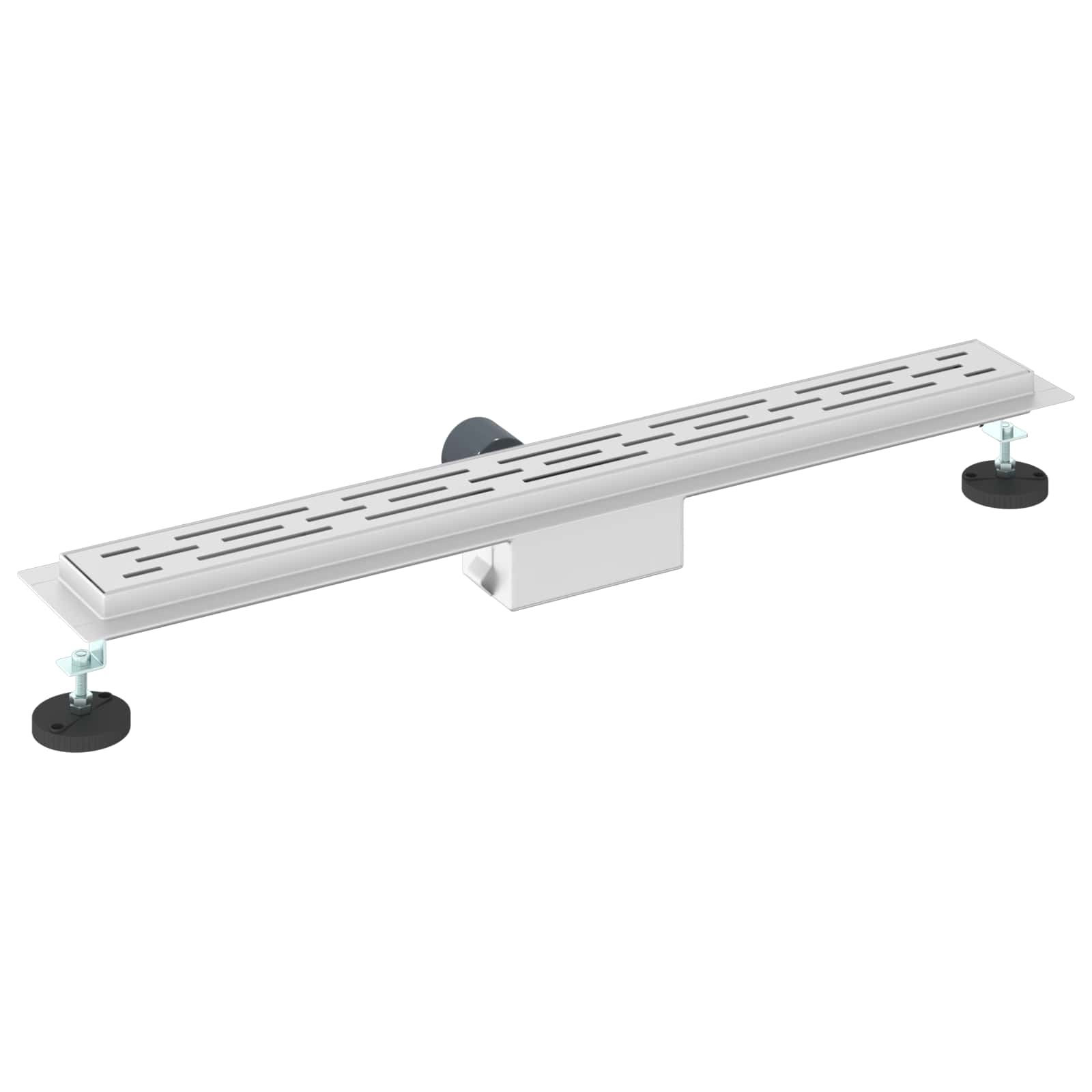 Doucheafvoer met Lijndesign Zilver 80 cm Roestvrij staal 304 is nu te koop bij PeponiXL, paradijselijk wonen!