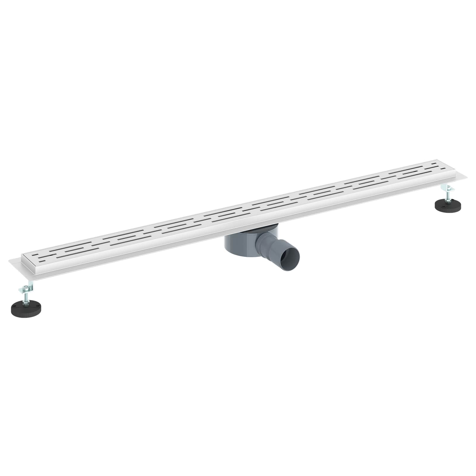 Doucheafvoer Glasdeksel met 360° Sifon Zilver 100 cm is nu te koop bij PeponiXL, paradijselijk wonen!