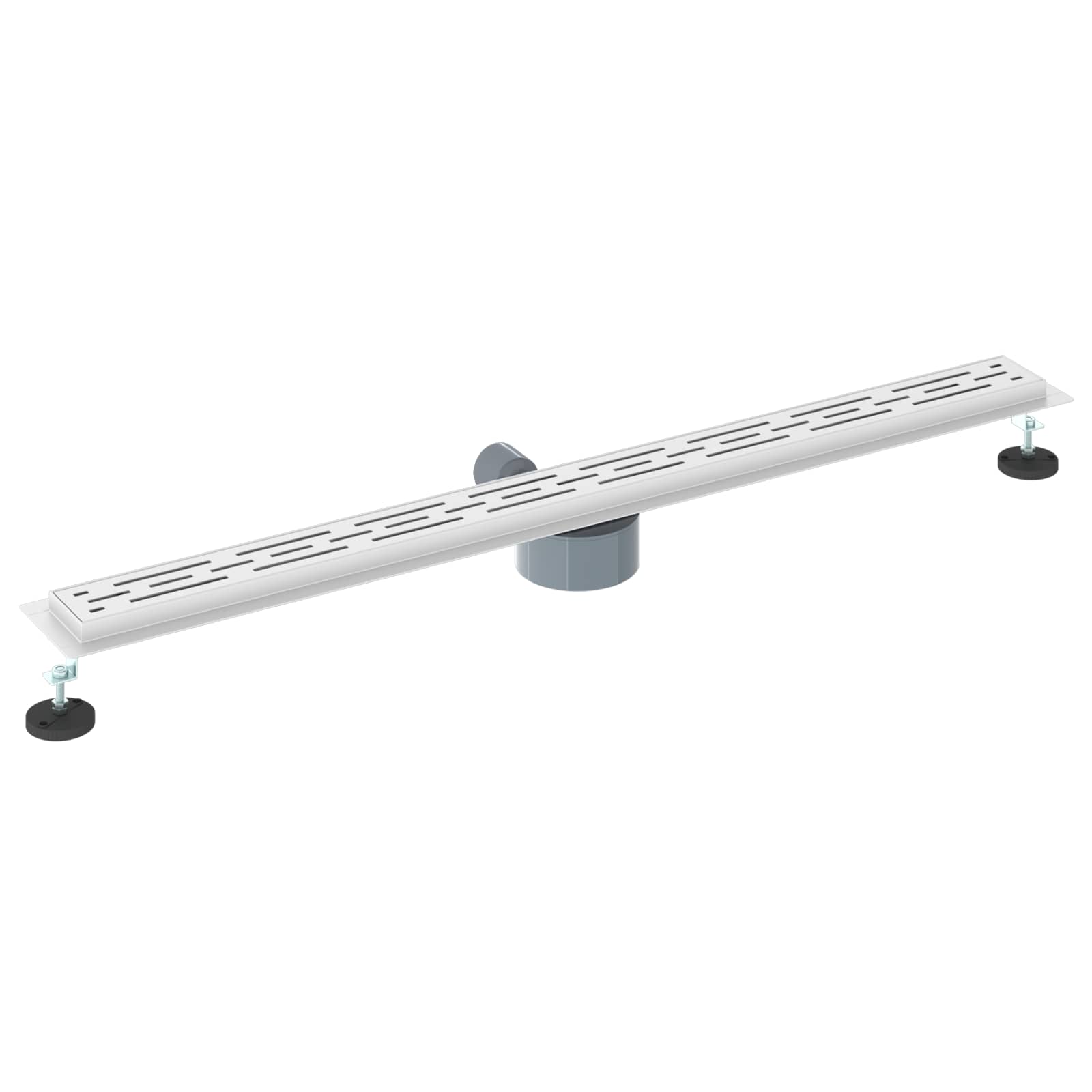 Doucheafvoer Glasdeksel met 360° Sifon Zilver 100 cm is nu te koop bij PeponiXL, paradijselijk wonen!