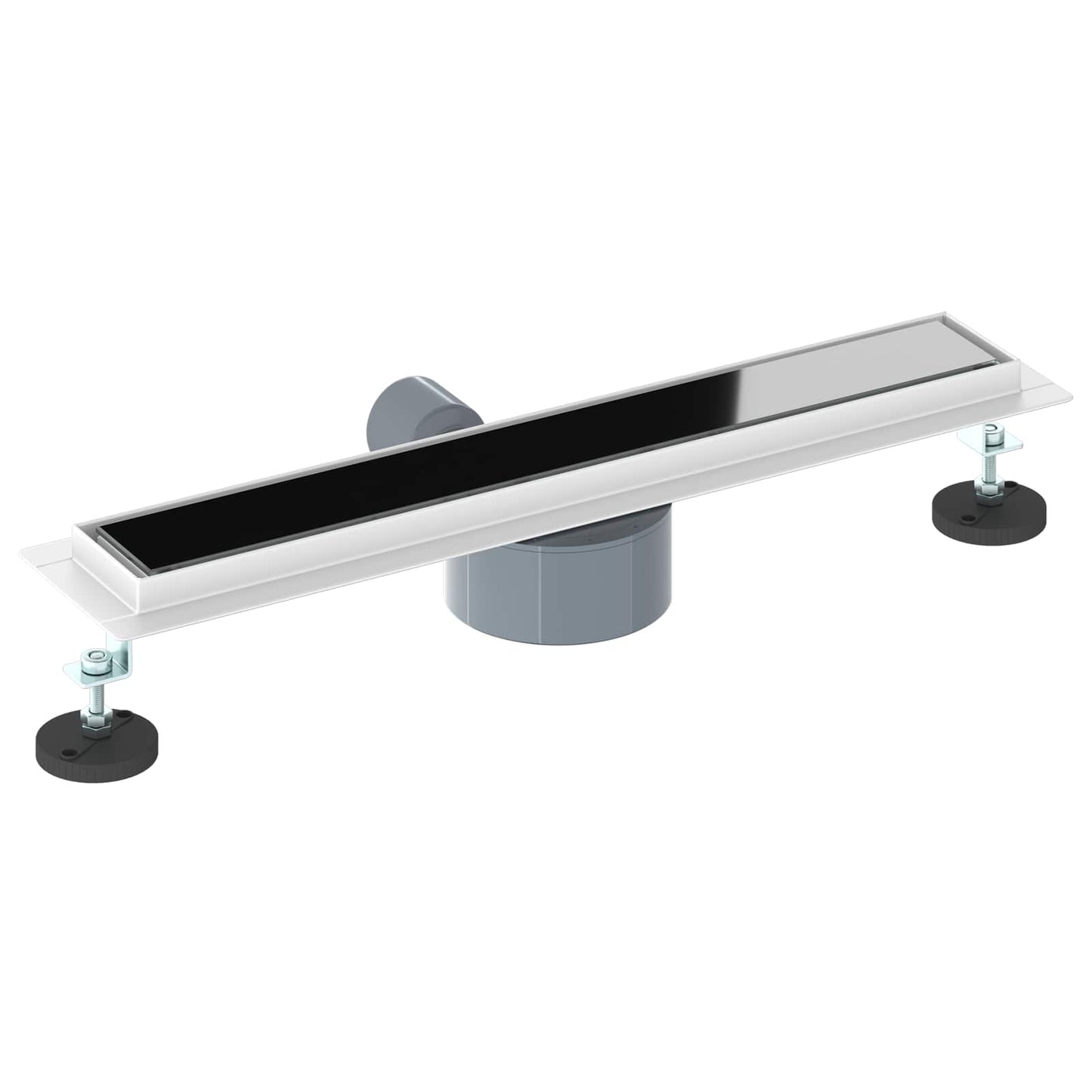 Doucheafvoer Glasdeksel met 360° Sifon Zwart 50 cm is nu te koop bij PeponiXL, paradijselijk wonen!