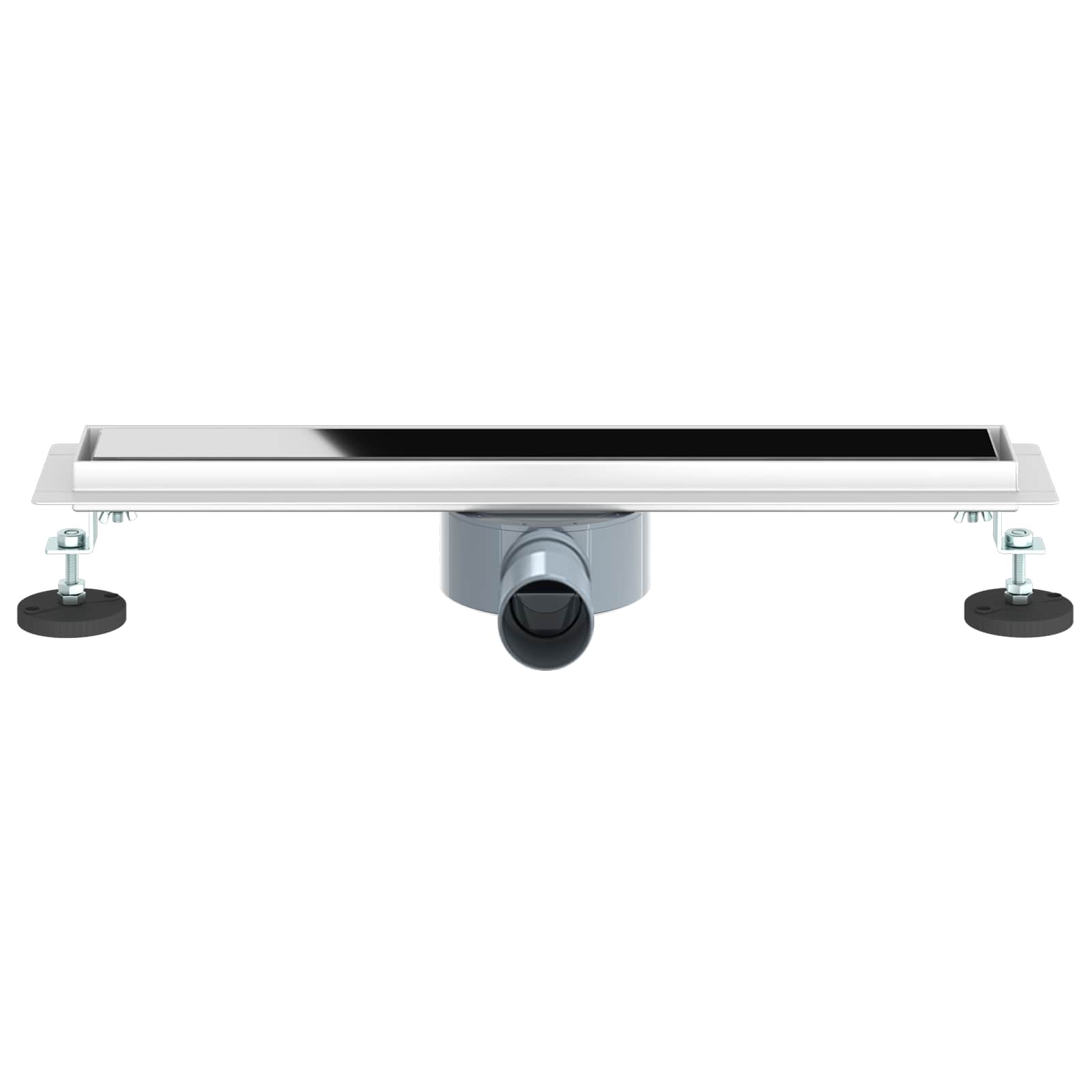 Doucheafvoer Glasdeksel met 360° Sifon Zwart 50 cm is nu te koop bij PeponiXL, paradijselijk wonen!