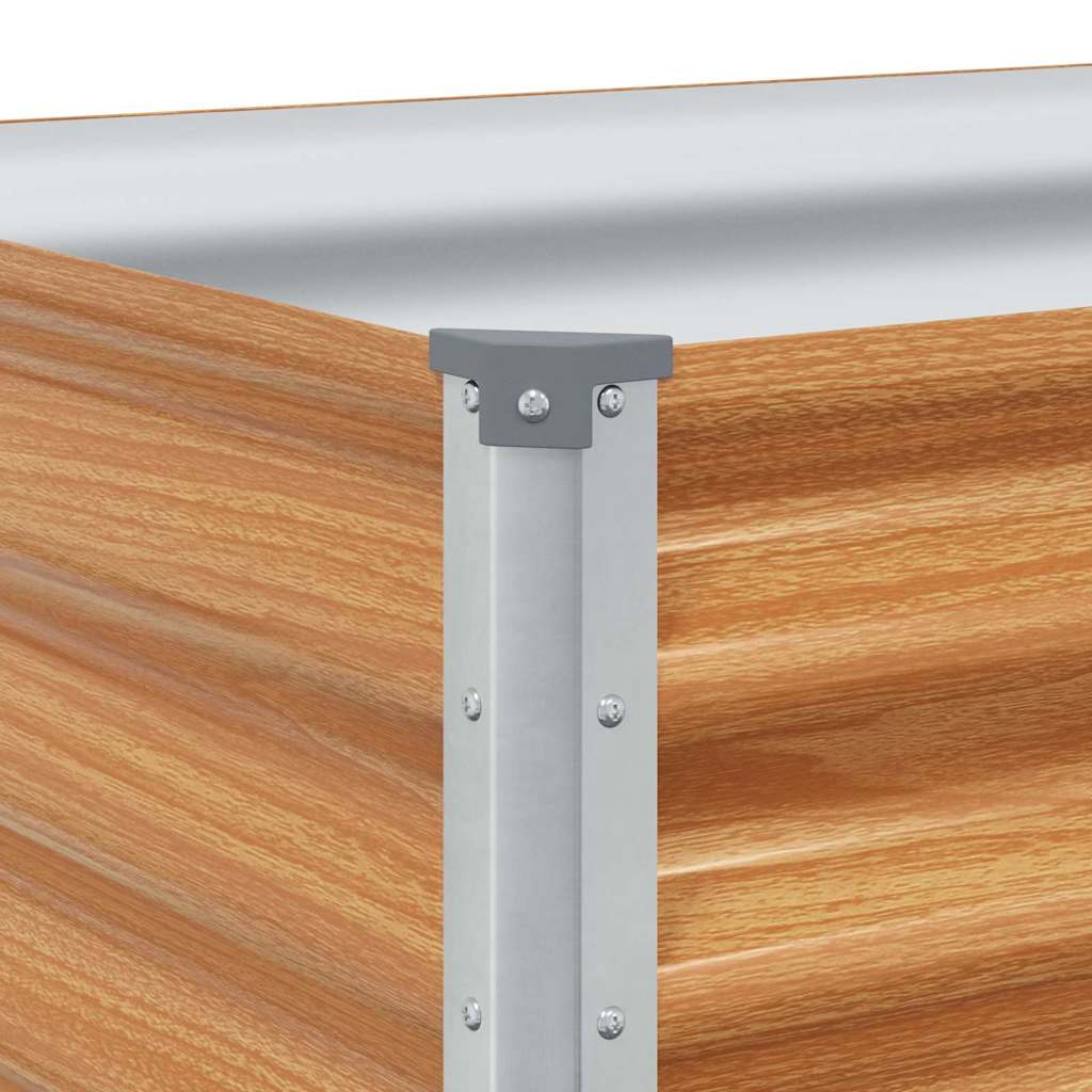 Verhoogde plantenbak 775 x 50 x 36 cm Gegalvaniseerd staal is nu te koop bij PeponiXL, paradijselijk wonen!