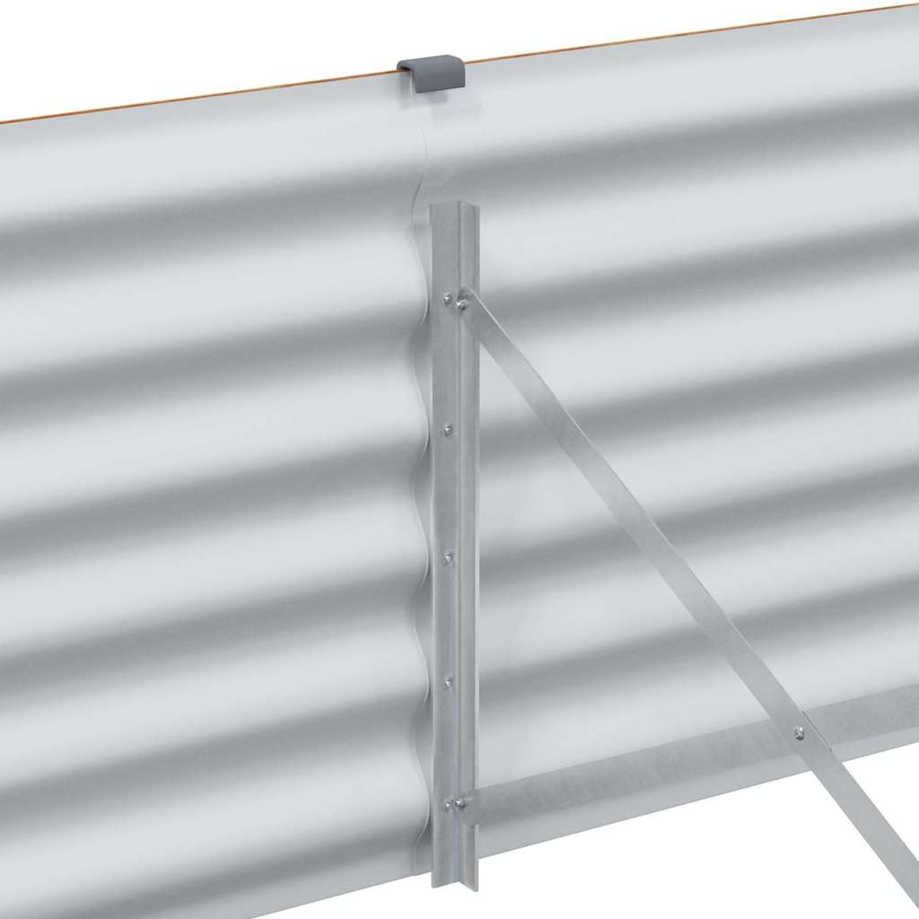 Verhoogde plantenbak 775 x 50 x 36 cm Gegalvaniseerd staal is nu te koop bij PeponiXL, paradijselijk wonen!