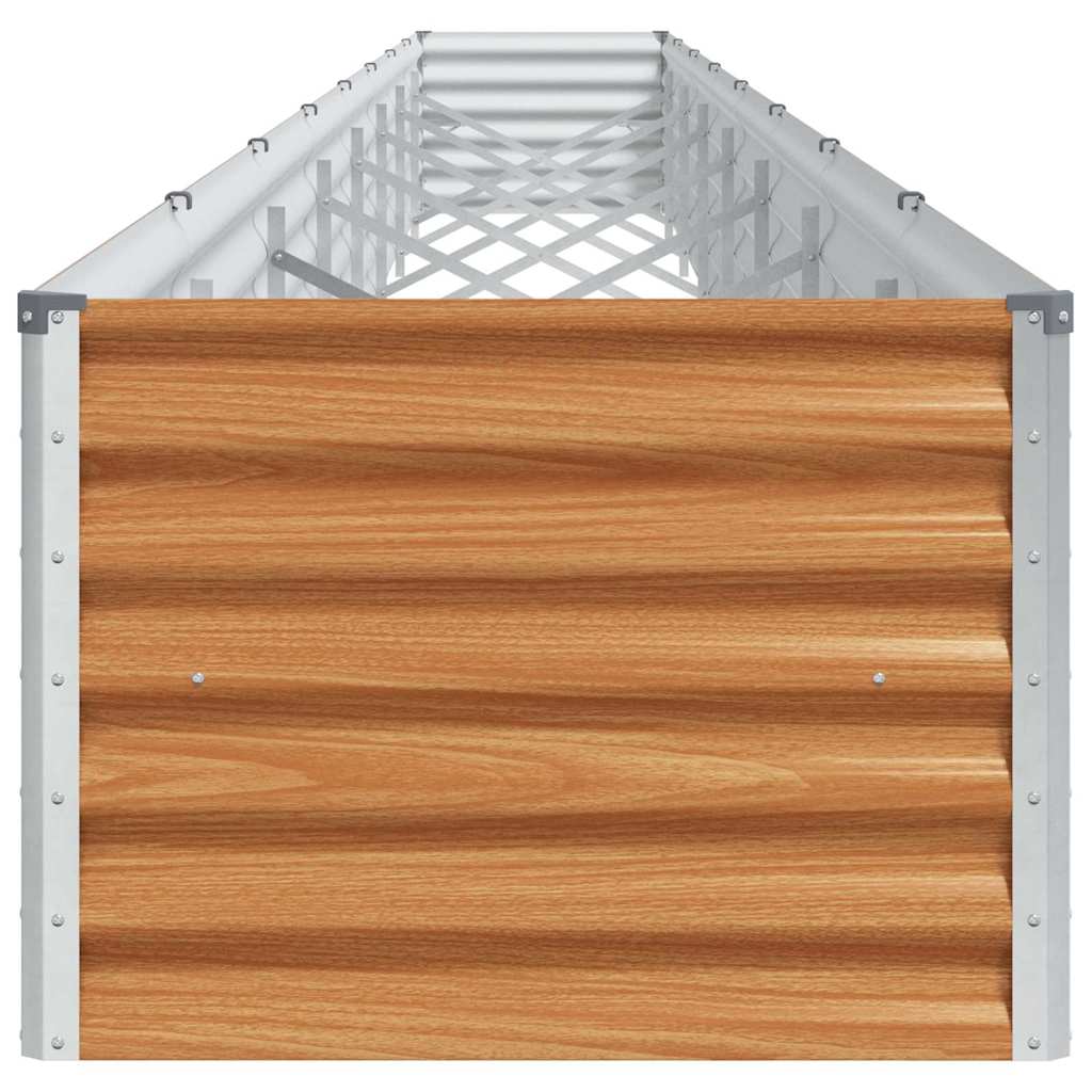 Verhoogde plantenbak 775 x 50 x 36 cm Gegalvaniseerd staal is nu te koop bij PeponiXL, paradijselijk wonen!