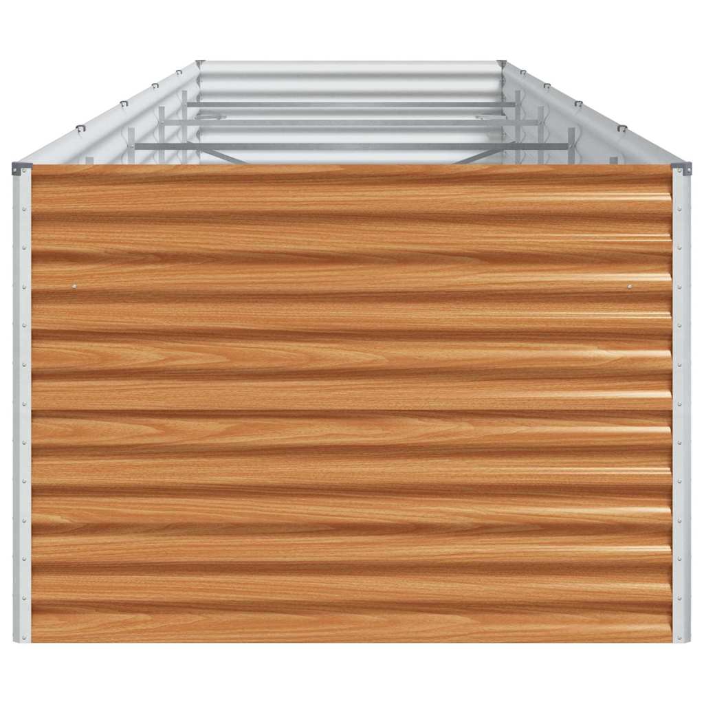Verhoogde plantenbak 485 x 100 x 68 cm Gegalvaniseerd staal is nu te koop bij PeponiXL, paradijselijk wonen!