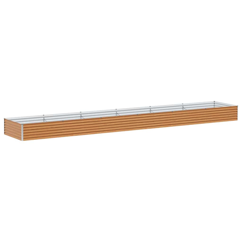 Verhoogde plantenbak 582 x 100 x 36 cm Gegalvaniseerd staal is nu te koop bij PeponiXL, paradijselijk wonen!