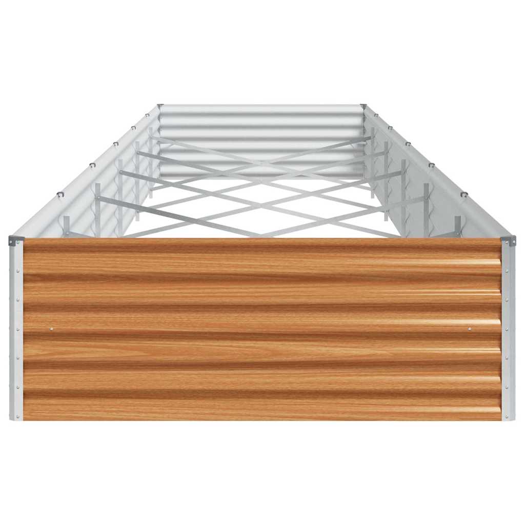 Verhoogde plantenbak 582 x 100 x 36 cm Gegalvaniseerd staal is nu te koop bij PeponiXL, paradijselijk wonen!