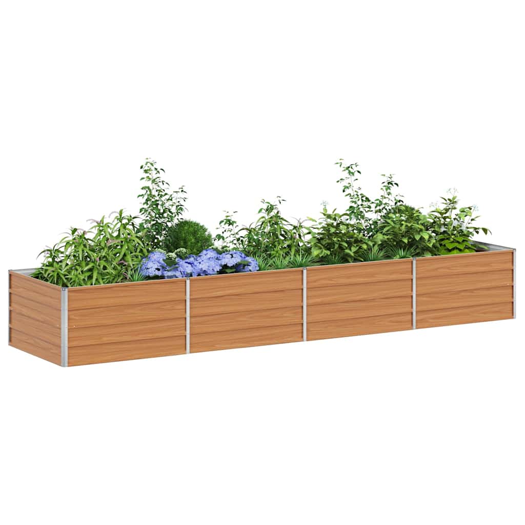 Verhoogde plantenbak Licht Bruin 320 x 80 x 45 cm is nu te koop bij PeponiXL, paradijselijk wonen!