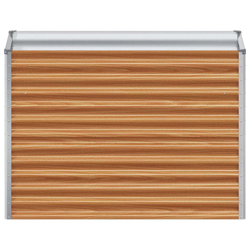 Verhoogde plantenbak 98 x 50 x 68 cm Gegalvaniseerd staal is nu te koop bij PeponiXL, paradijselijk wonen!