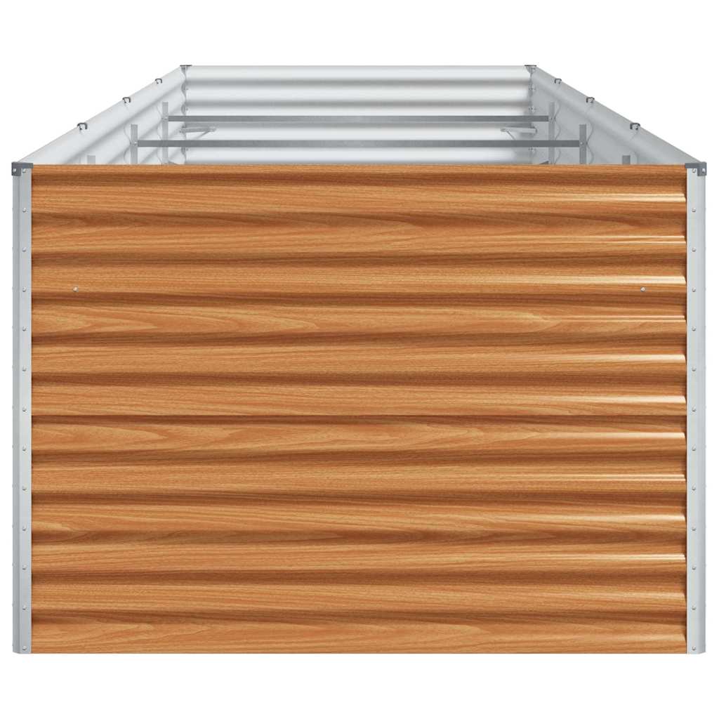 Verhoogde plantenbak 390 x 100 x 68 cm Gegalvaniseerd staal is nu te koop bij PeponiXL, paradijselijk wonen!