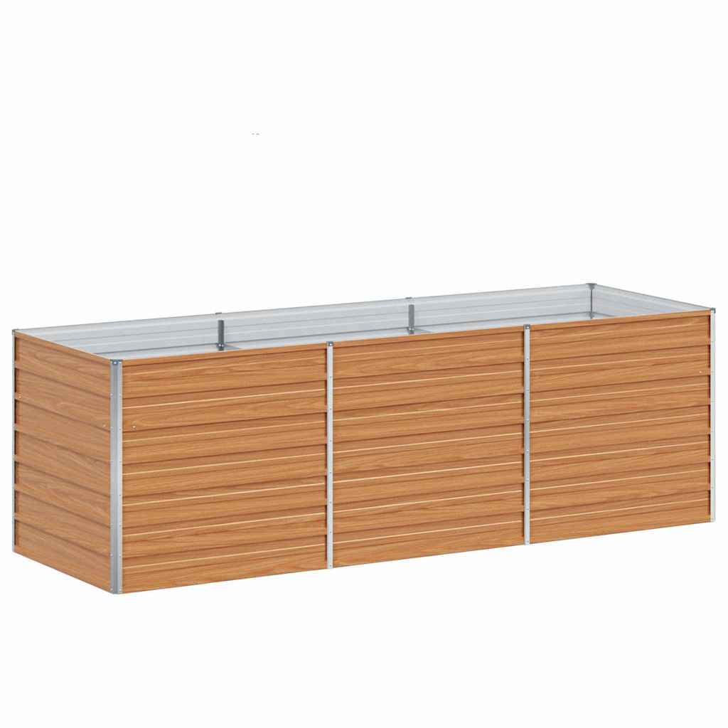 Verhoogde plantenbak Licht Bruin 240 x 80 x 77 cm is nu te koop bij PeponiXL, paradijselijk wonen!