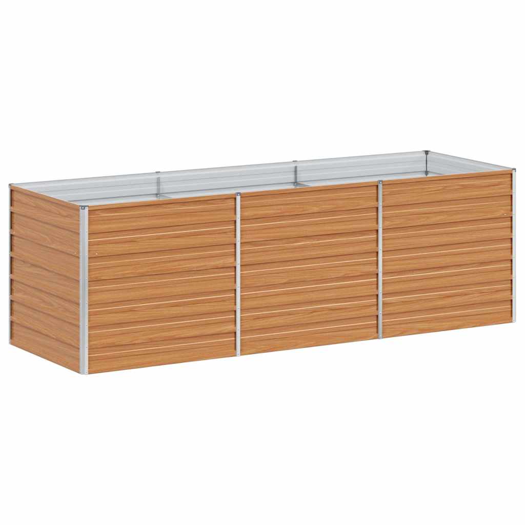 Verhoogde plantenbak Licht Bruin 240 x 80 x 77 cm is nu te koop bij PeponiXL, paradijselijk wonen!