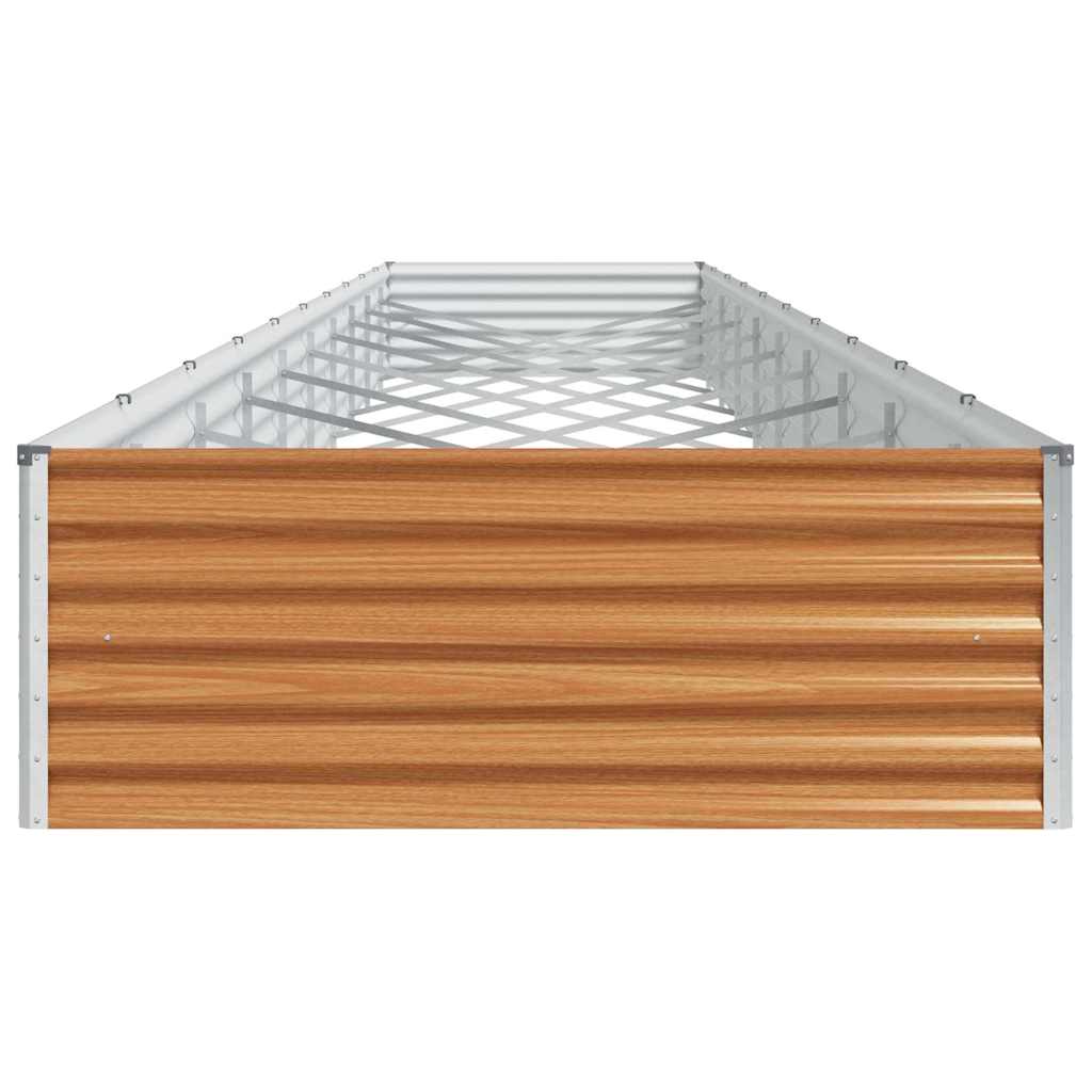 Verhoogde plantenbak 970 x 100 x 36 cm Gegalvaniseerd staal is nu te koop bij PeponiXL, paradijselijk wonen!