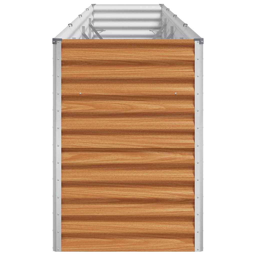 Verhoogde plantenbak 390 x 50 x 68 cm Gegalvaniseerd staal is nu te koop bij PeponiXL, paradijselijk wonen!