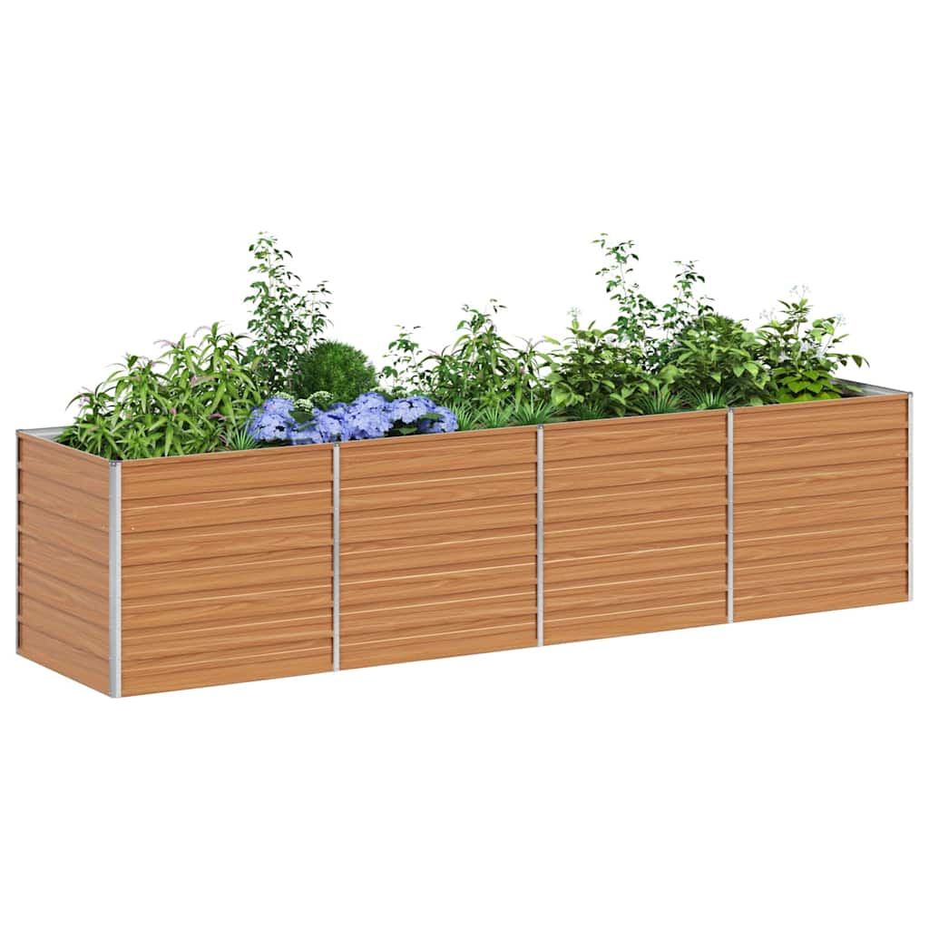 Verhoogde plantenbak Licht Bruin 320 x 80 x 77 cm is nu te koop bij PeponiXL, paradijselijk wonen!