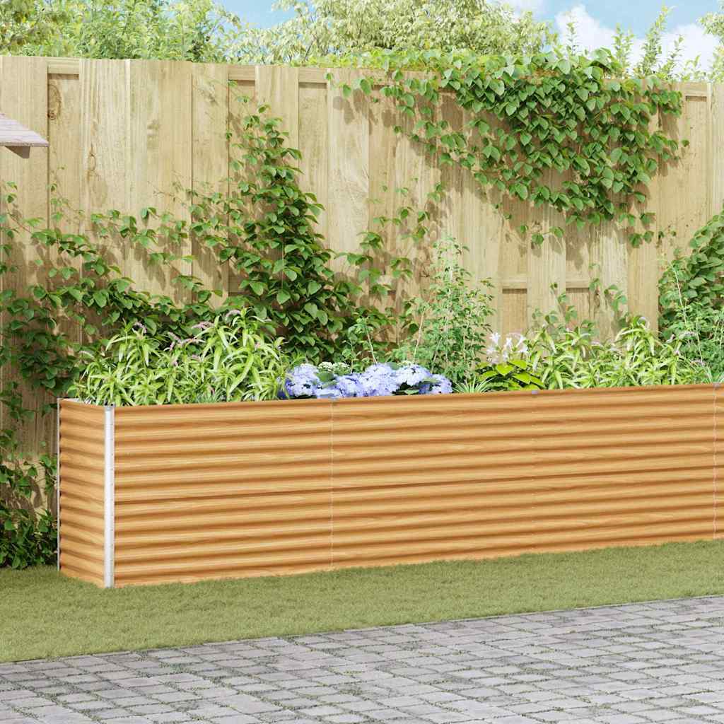 Verhoogde plantenbak 582 x 50 x 68 cm Gegalvaniseerd staal is nu te koop bij PeponiXL, paradijselijk wonen!