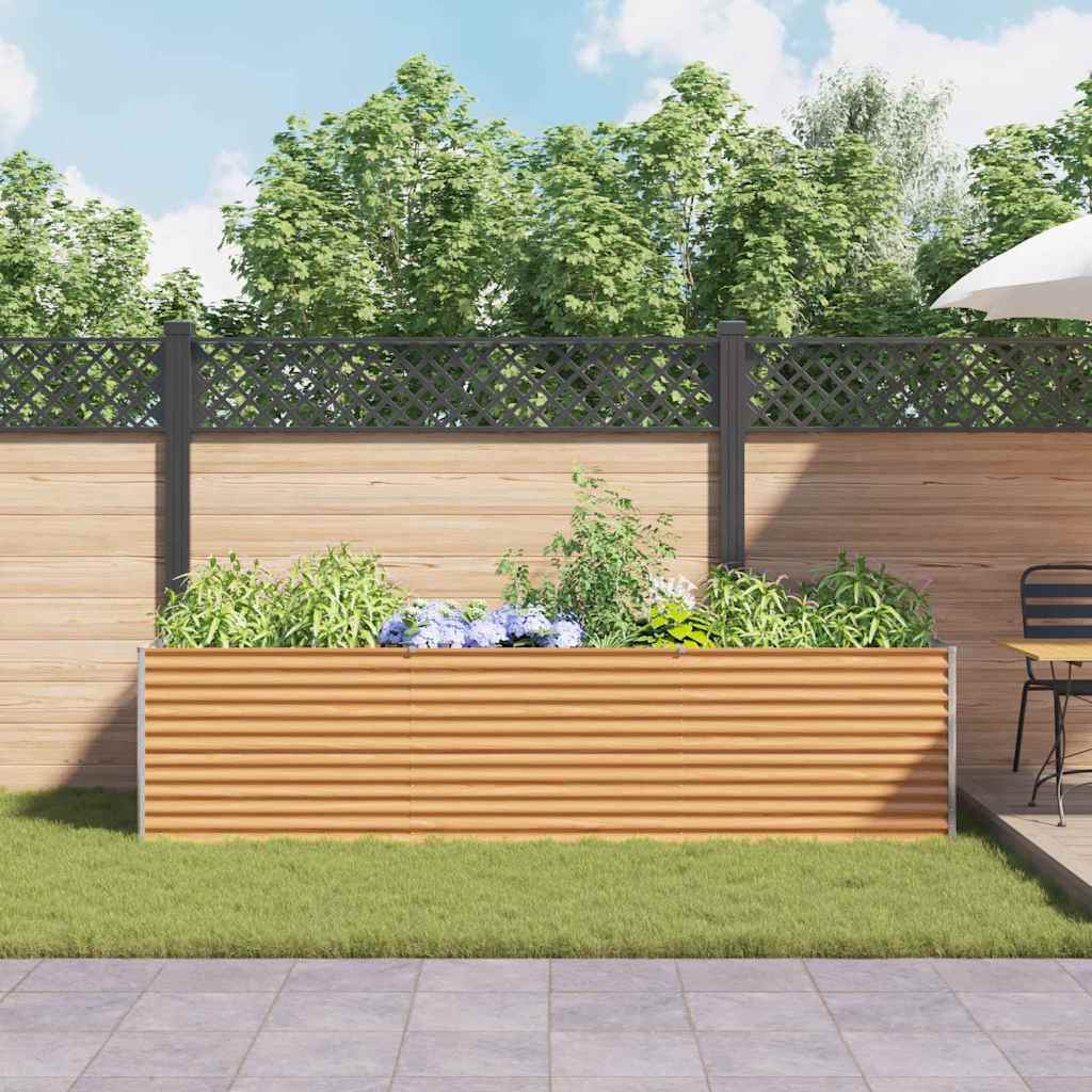 Verhoogde plantenbak 290 x 100 x 68 cm Gegalvaniseerd staal is nu te koop bij PeponiXL, paradijselijk wonen!