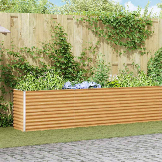 Verhoogde plantenbak 485 x 50 x 68 cm Gegalvaniseerd staal is nu te koop bij PeponiXL, paradijselijk wonen!