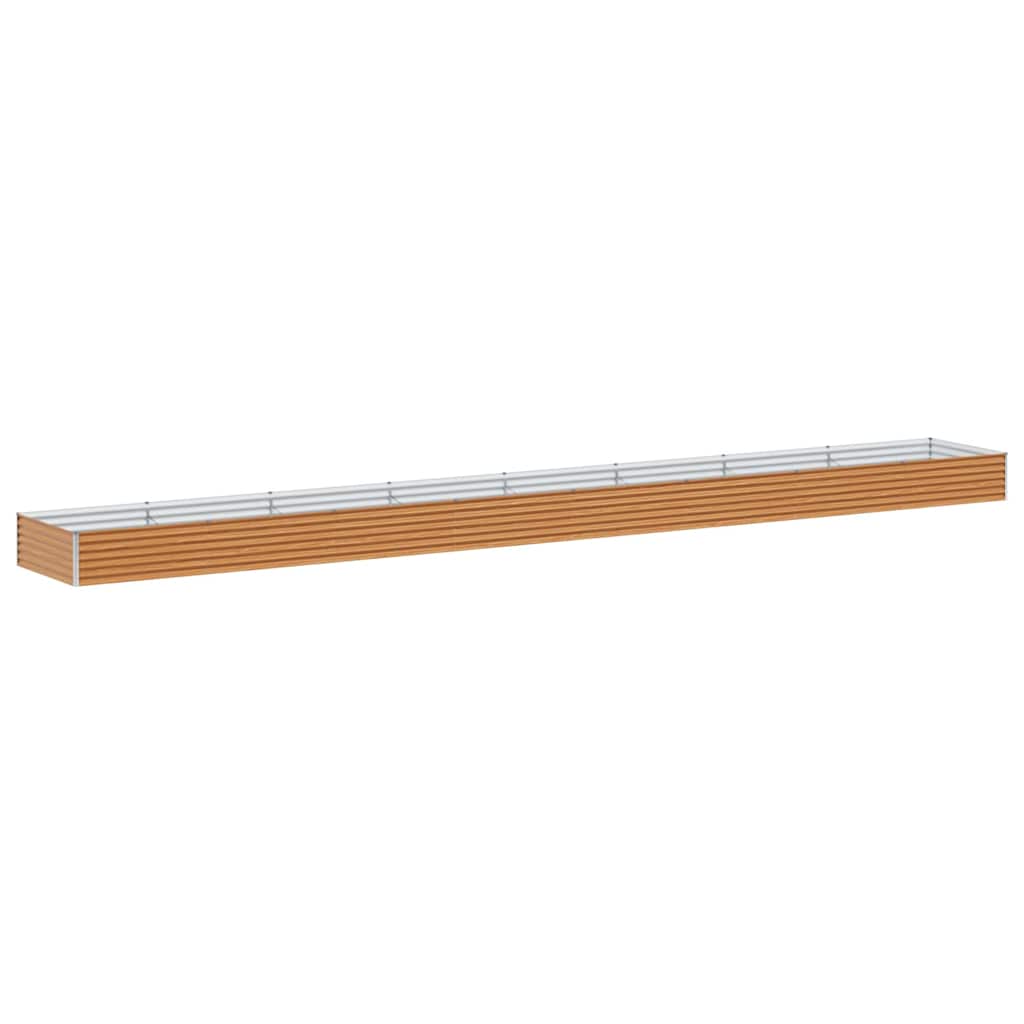 Verhoogde plantenbak 775 x 100 x 36 cm Gegalvaniseerd staal is nu te koop bij PeponiXL, paradijselijk wonen!