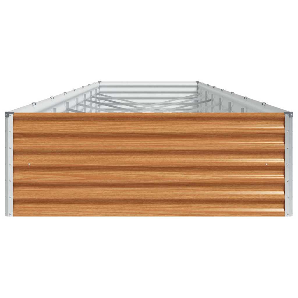 Verhoogde plantenbak 775 x 100 x 36 cm Gegalvaniseerd staal is nu te koop bij PeponiXL, paradijselijk wonen!