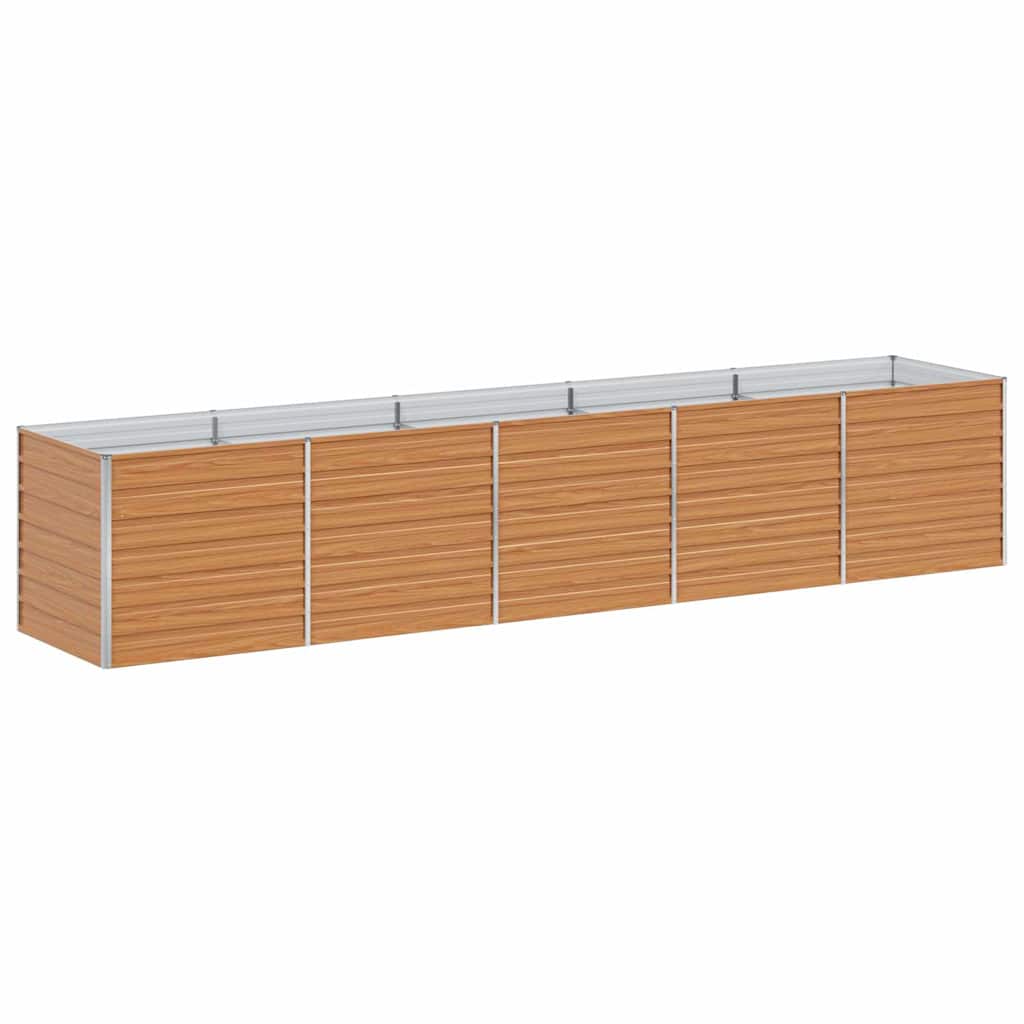 Verhoogde plantenbak Licht Bruin 400 x 80 x 77 cm is nu te koop bij PeponiXL, paradijselijk wonen!