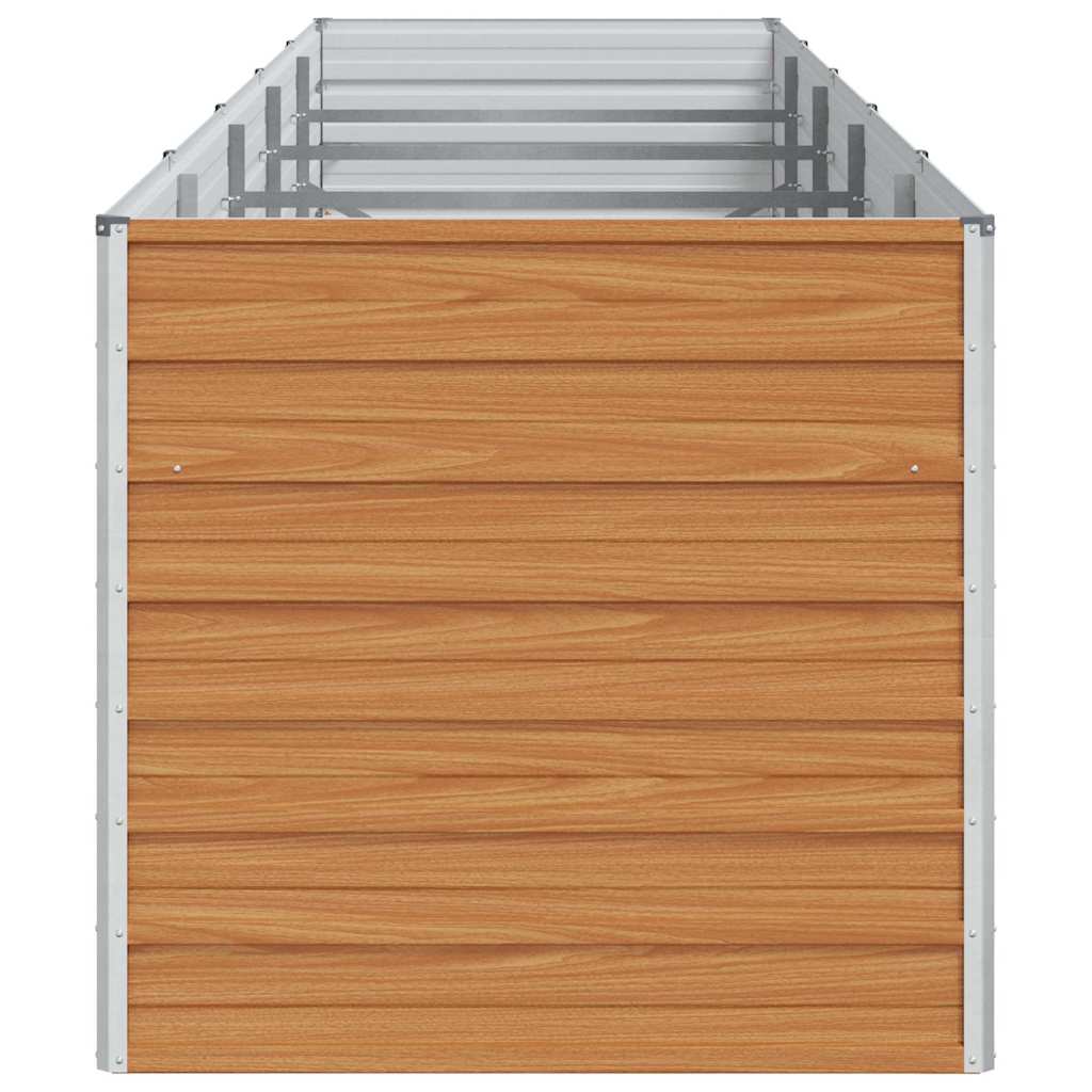 Verhoogde plantenbak Licht Bruin 400 x 80 x 77 cm is nu te koop bij PeponiXL, paradijselijk wonen!