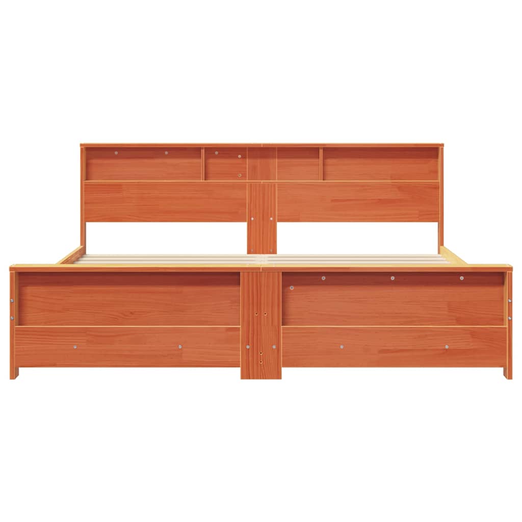Bedframe met hoofdeinde Wasbruin 180 x 200 cm Bewerkt hout is nu te koop bij PeponiXL, paradijselijk wonen!