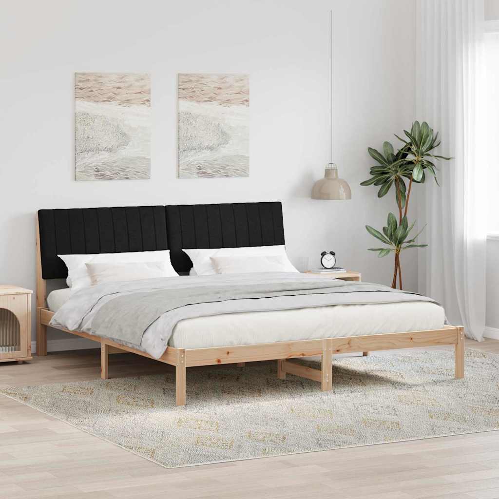 Bedframe met hoofdeinde Bruin 180 x 200 cm Massief grenenhout is nu te koop bij PeponiXL, paradijselijk wonen!