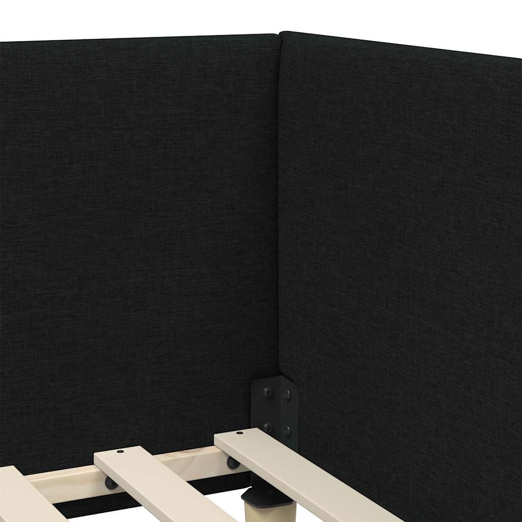 Hoekbedframe met Matras Anders met hoofdeinde 2 pcs Groen Stof is nu te koop bij PeponiXL, paradijselijk wonen!