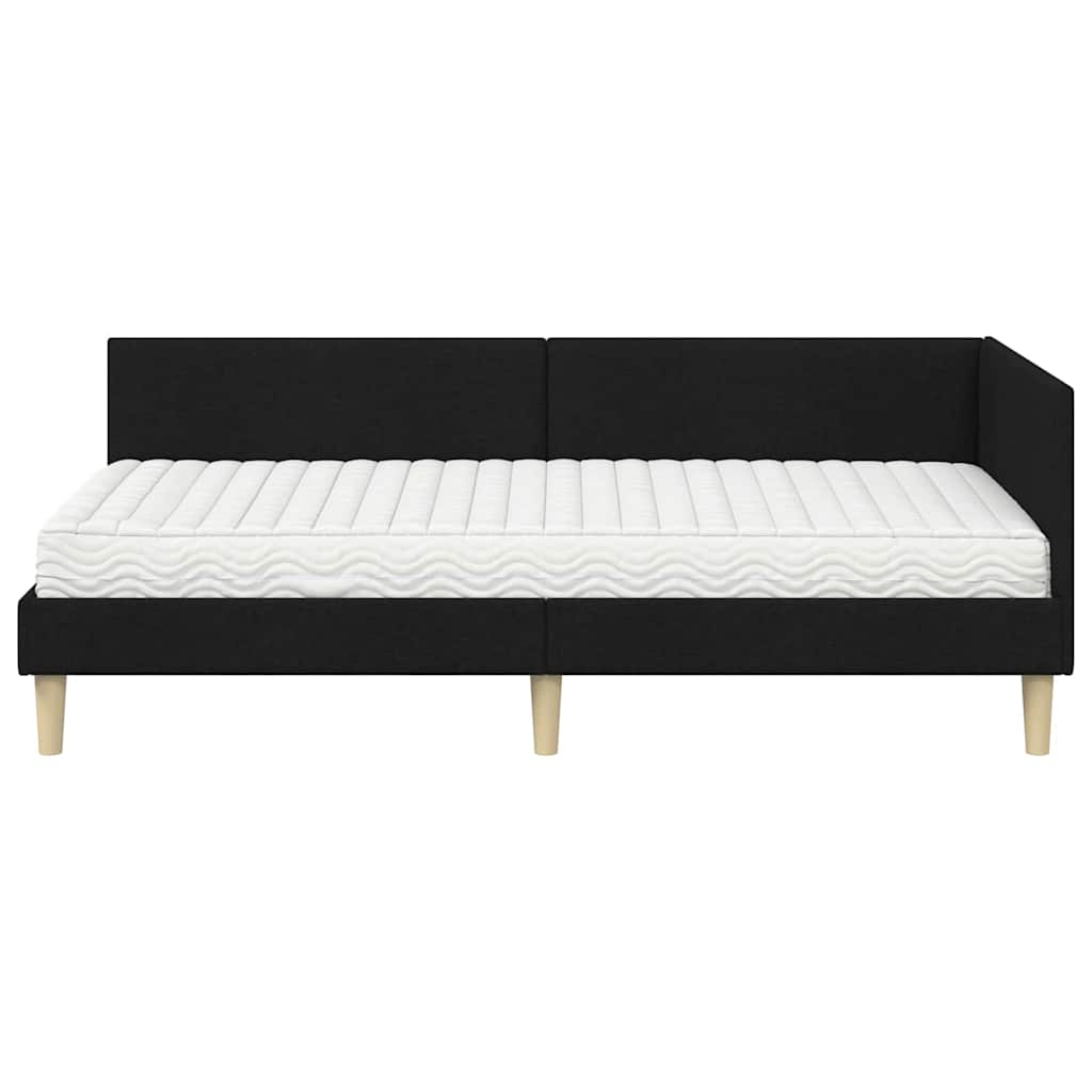 Hoekbedframe met Matras Anders met hoofdeinde 2 pcs Groen Stof is nu te koop bij PeponiXL, paradijselijk wonen!