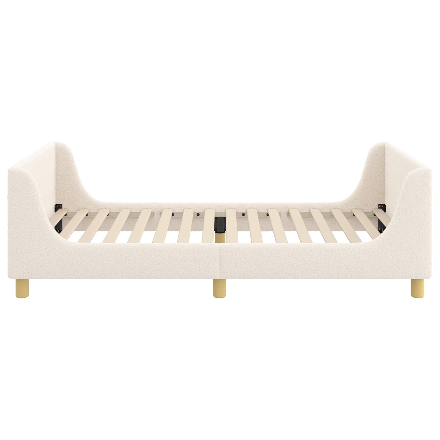 Bedframe voor kinderen met hoofdbord Crème 80 x 200 cm is nu te koop bij PeponiXL, paradijselijk wonen!