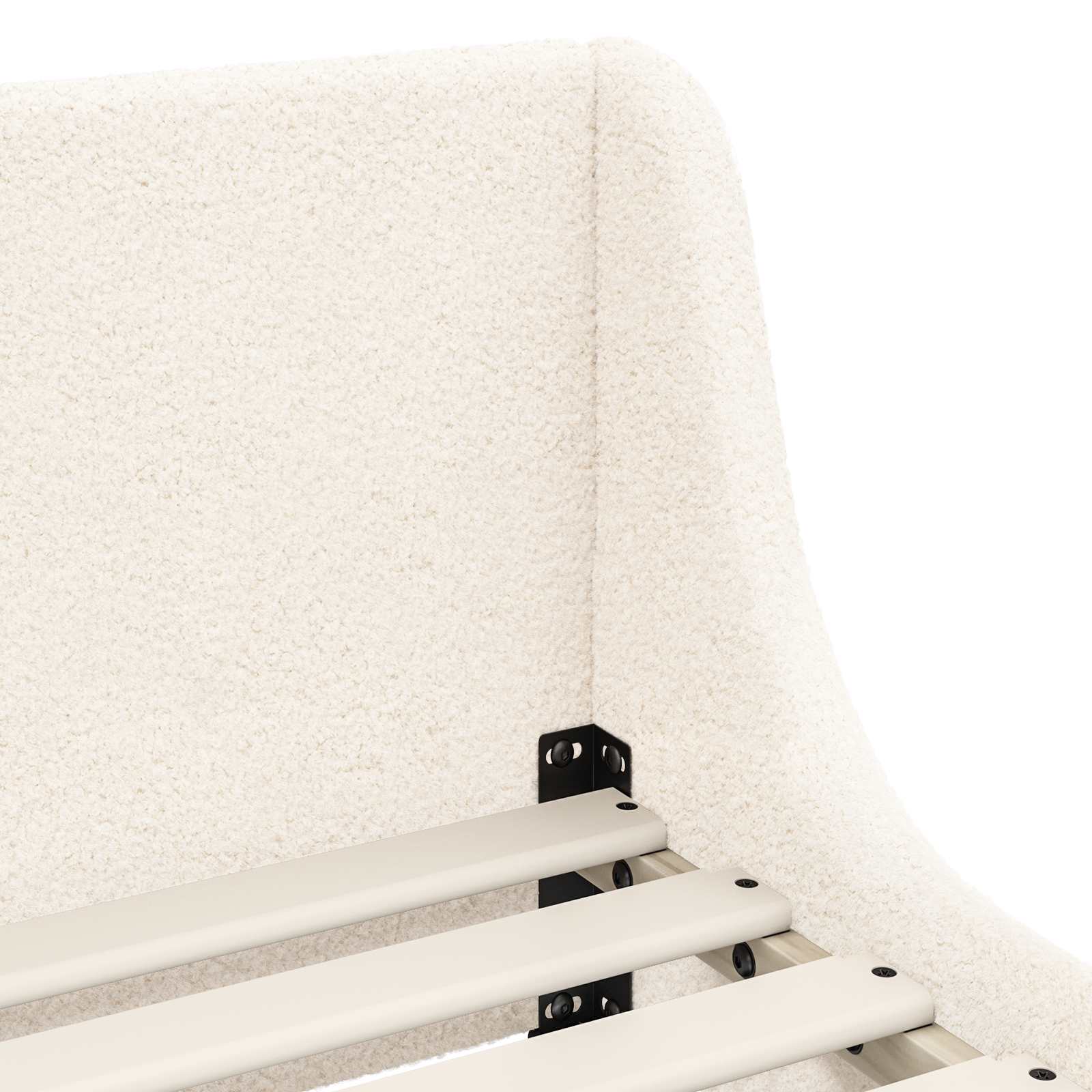 Bedframe voor kinderen met hoofdbord Crème 90 x 200 cm is nu te koop bij PeponiXL, paradijselijk wonen!