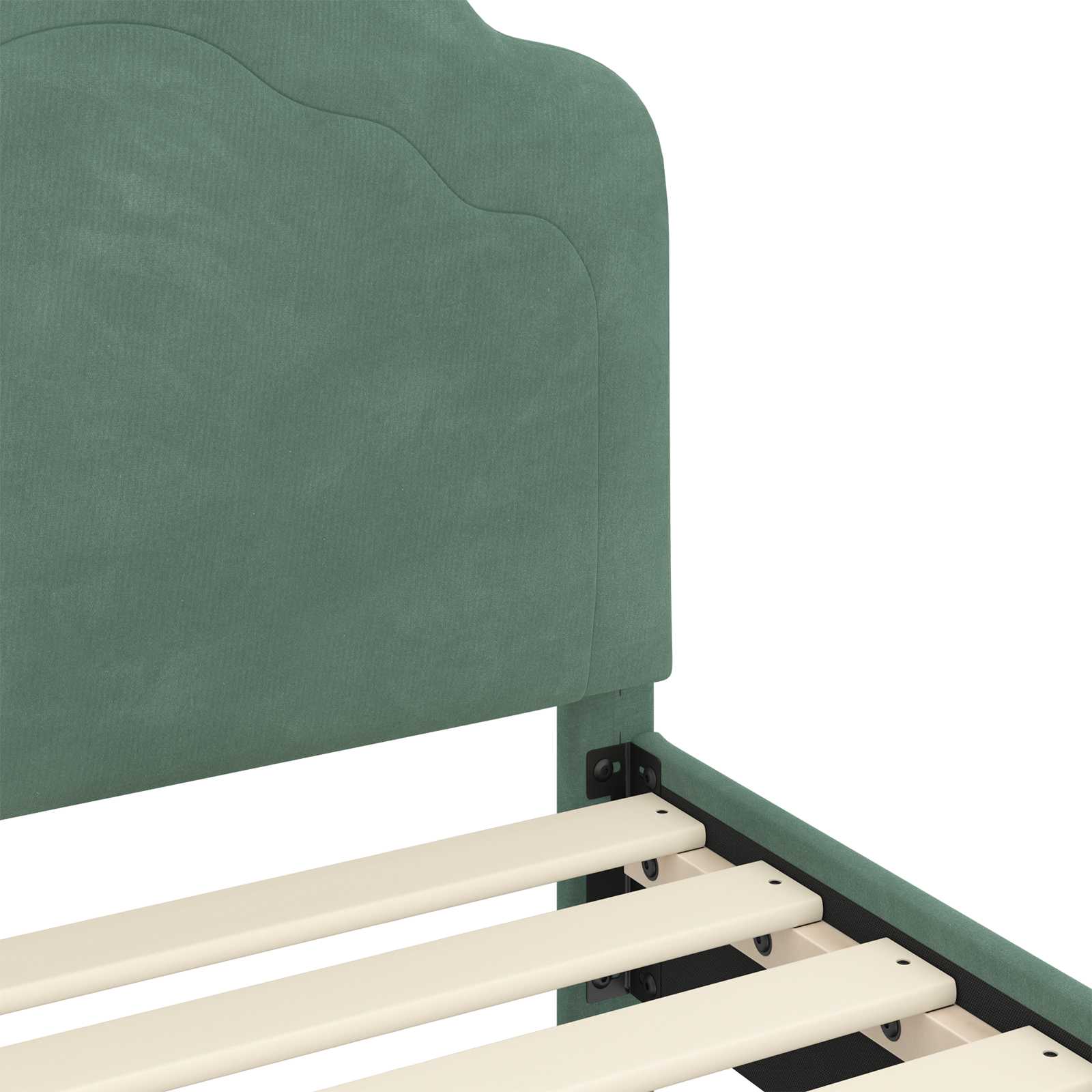 Bedframe voor kinderen met hoofdbord Zeegroen 80 x 200 cm is nu te koop bij PeponiXL, paradijselijk wonen!