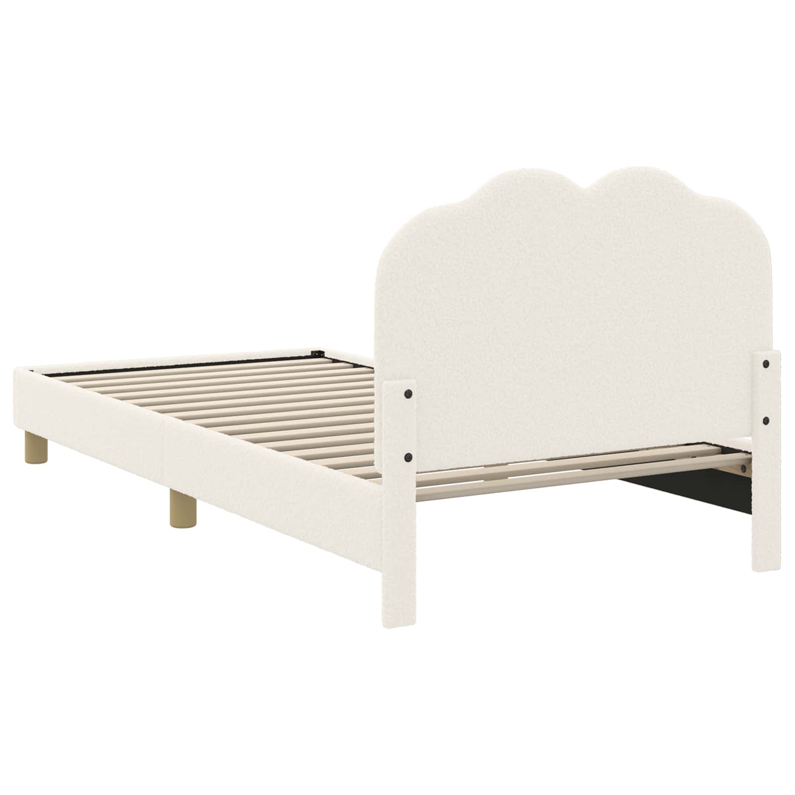 Bedframe voor kinderen met hoofdbord Crème 80 x 200 cm is nu te koop bij PeponiXL, paradijselijk wonen!