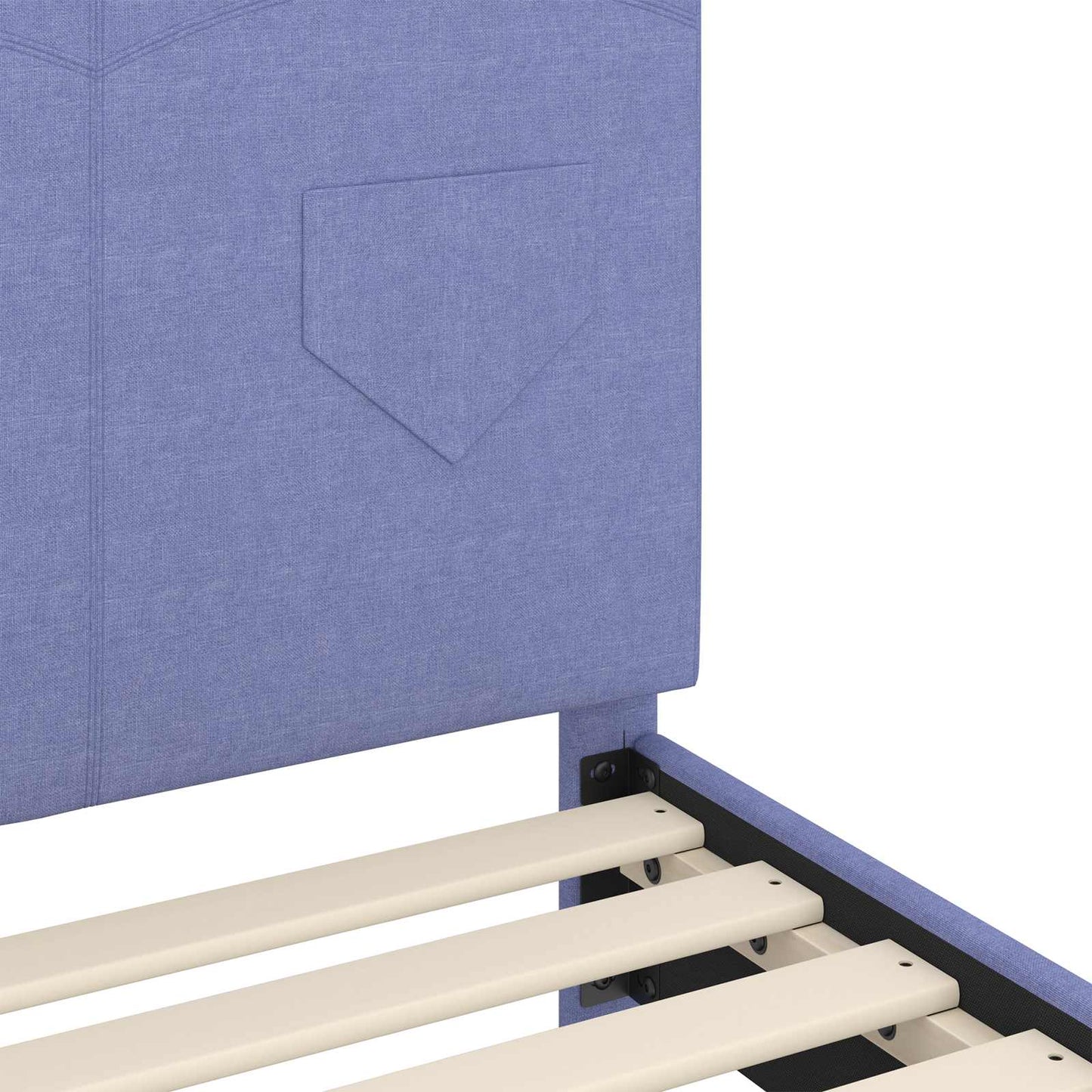 Bedframe voor kinderen met hoofdbord Jeans Blauw 80 x 160 cm is nu te koop bij PeponiXL, paradijselijk wonen!