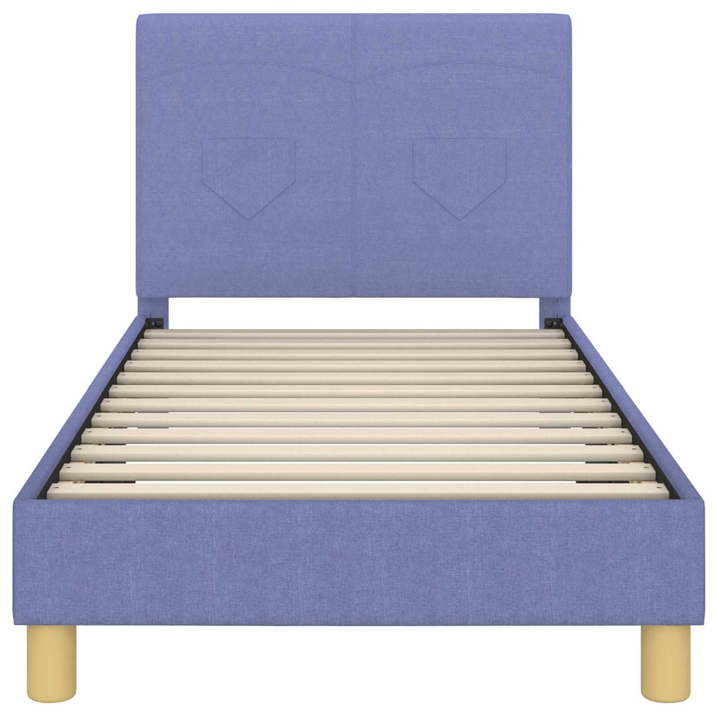 Bedframe voor kinderen met hoofdbord Jeans Blauw 80 x 160 cm is nu te koop bij PeponiXL, paradijselijk wonen!