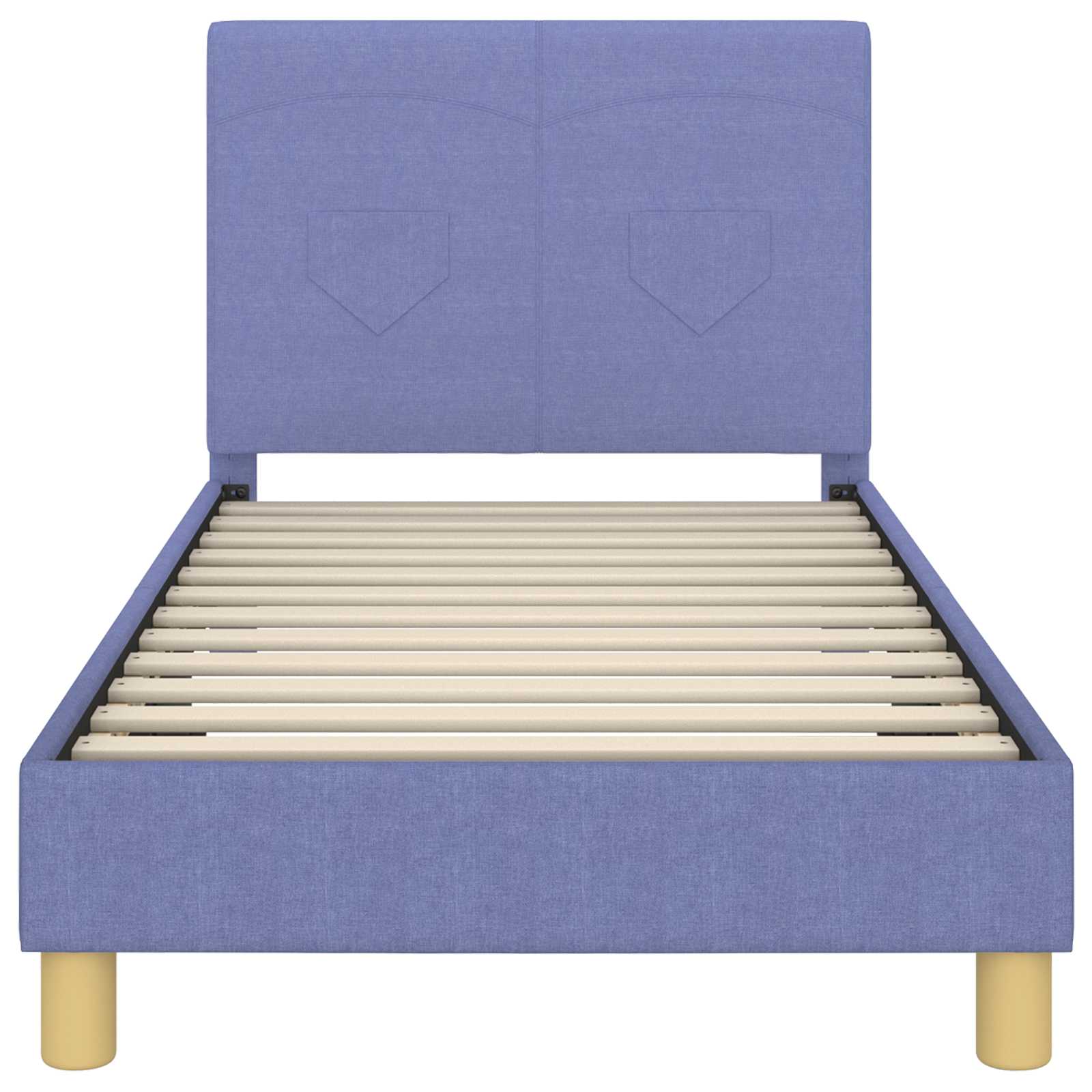 Bedframe voor kinderen met hoofdbord Jeans Blauw 80 x 160 cm is nu te koop bij PeponiXL, paradijselijk wonen!