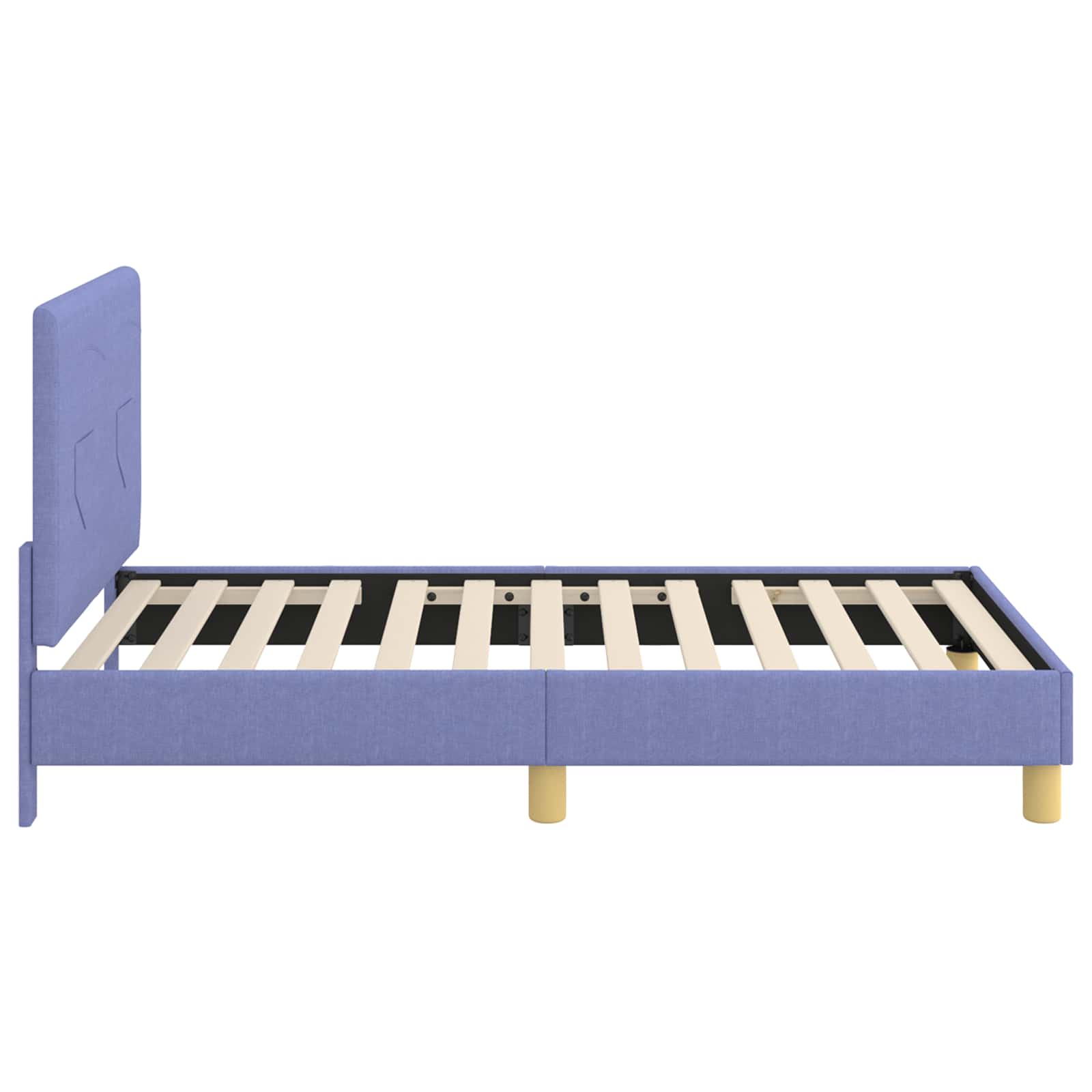 Bedframe voor kinderen met hoofdbord Jeans Blauw 80 x 160 cm is nu te koop bij PeponiXL, paradijselijk wonen!